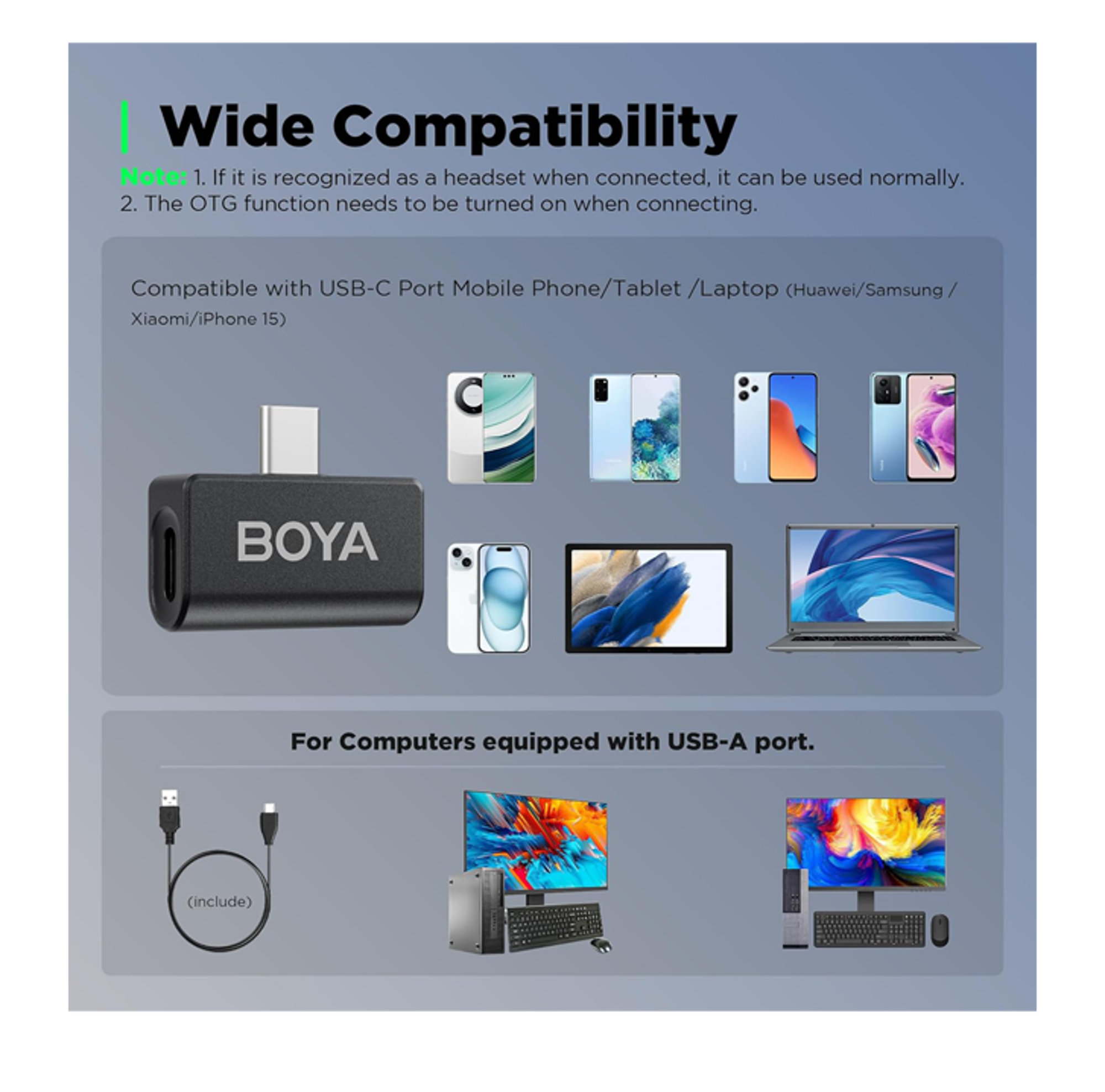 BOYA Omic-U Wireless Lavalier Microphone - Best Prices