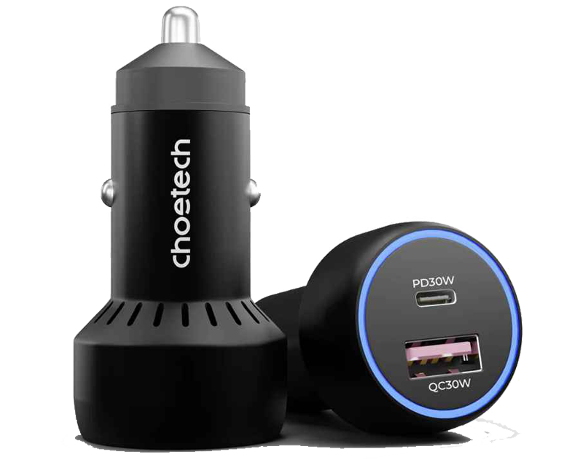 Choetech TC0014 Dual USB Type-C/A Car Charger 60W - Best Prices