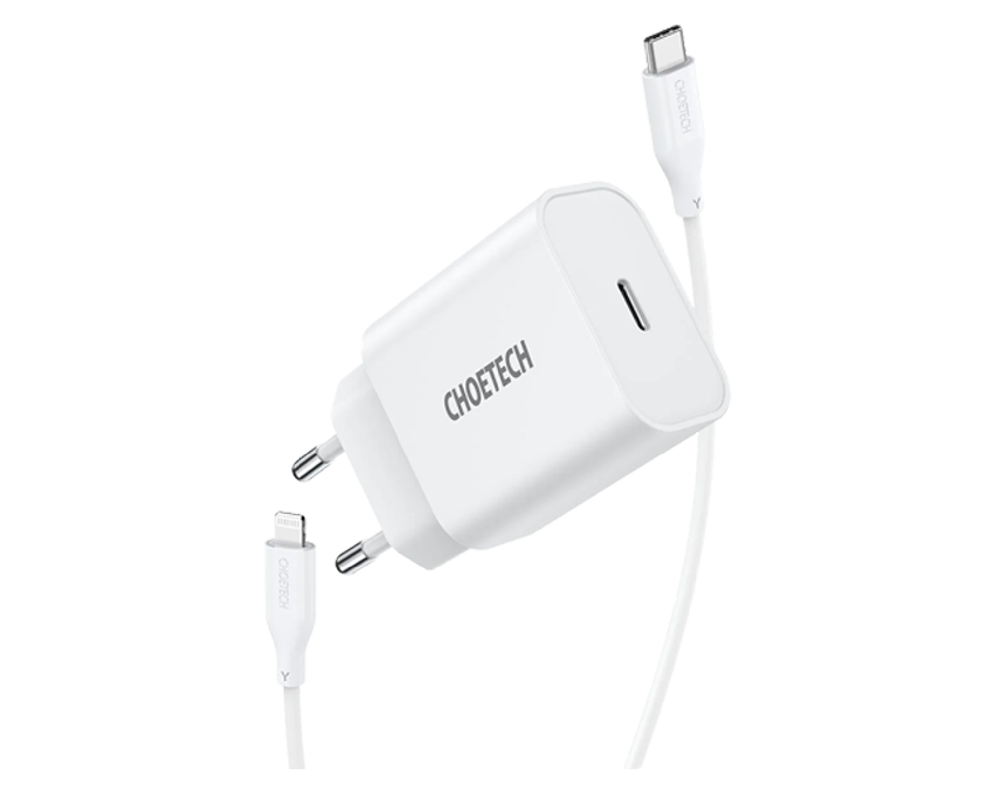 Choetech PD Fast Type-C Wall Charger 20W + Lightning Cable - Best Prices