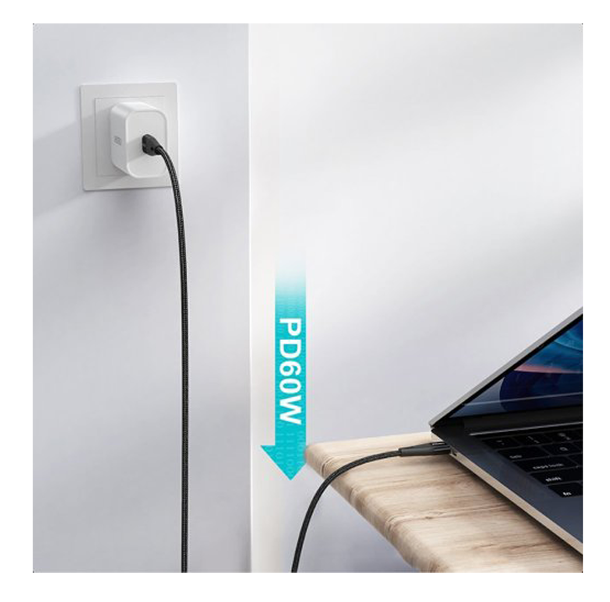 Choetech 60W PD Type-C to Type-C Cable 2m - Best Prices
