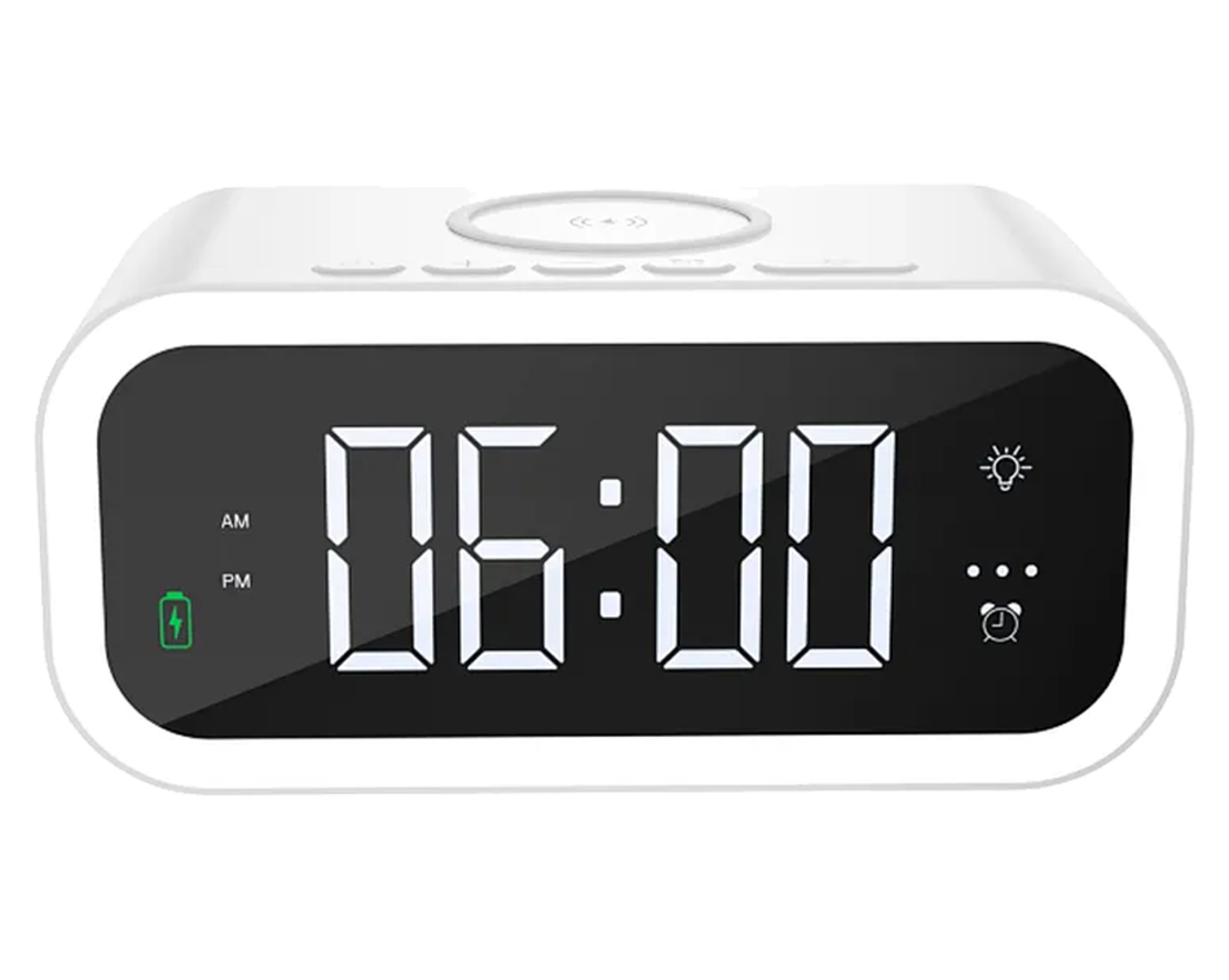 WiWU Wi-015 2 in 1 Wireless Charging Station with Clock 15W - Best Prices