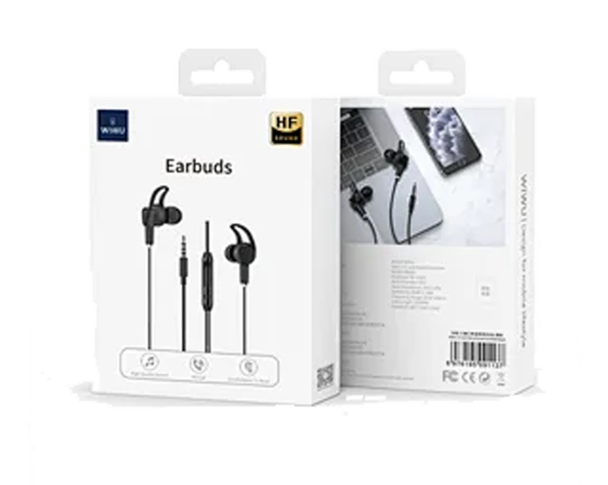 WiWU EB309 Wired Earphone Stereo 3.5mm Audio Jack - Best Prices