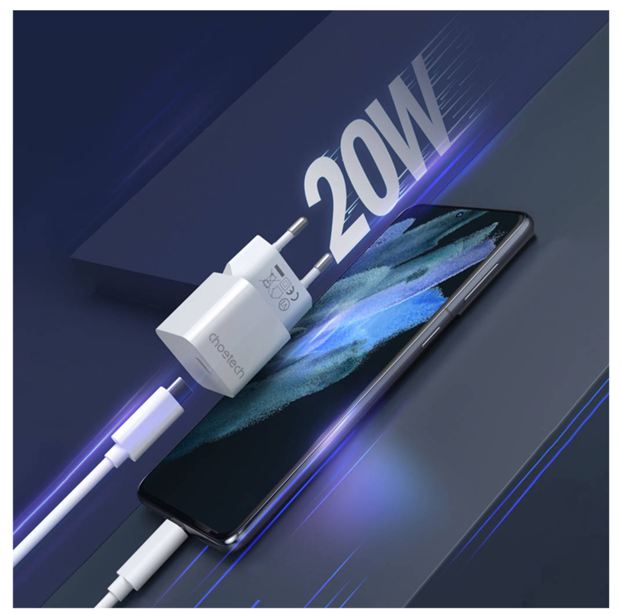 Choetech GaN 20W PD Type-C Wall Charger MFi - Best Prices