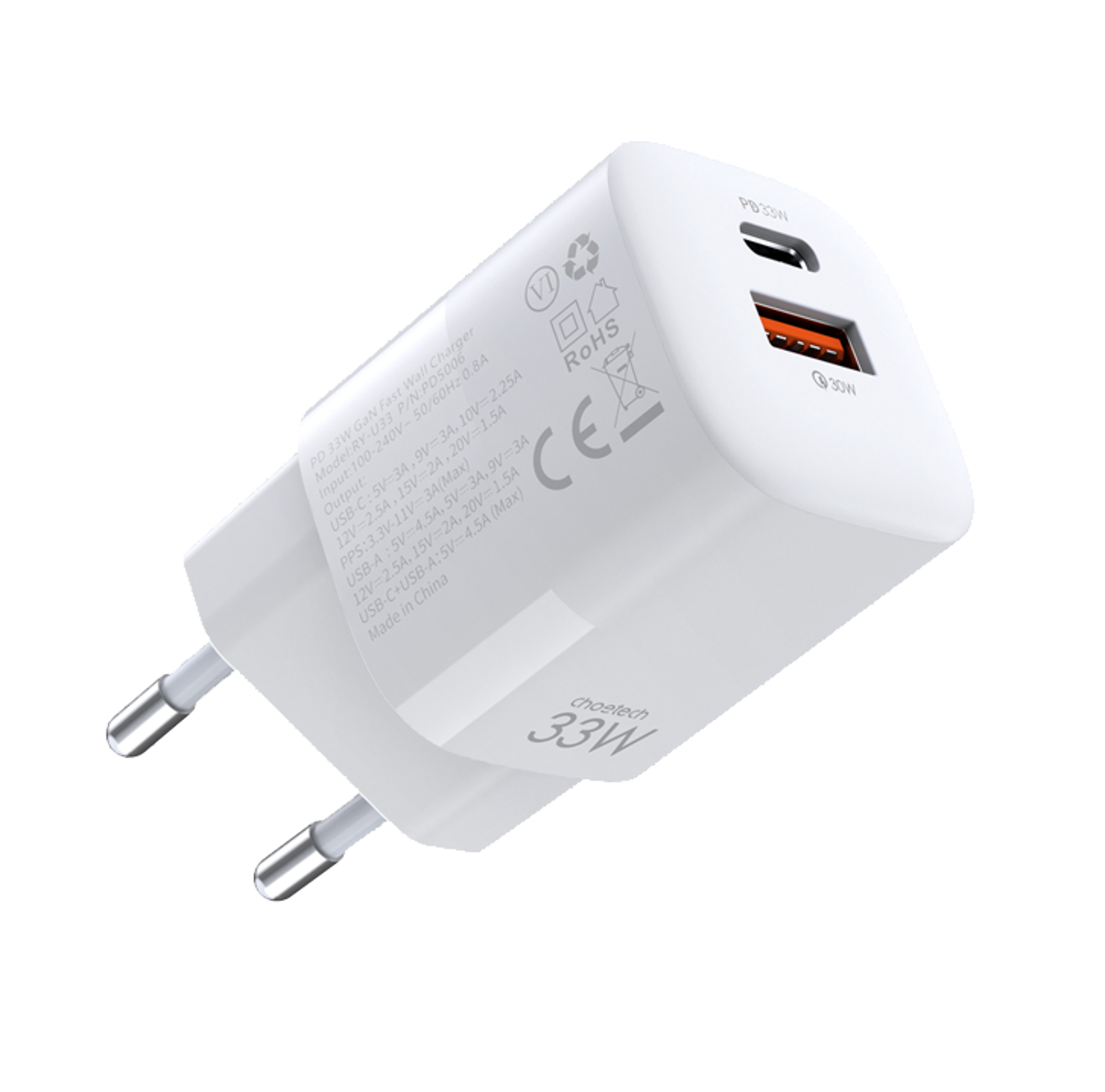 Choetech 33W Dual Port Wall Charger - Best Prices