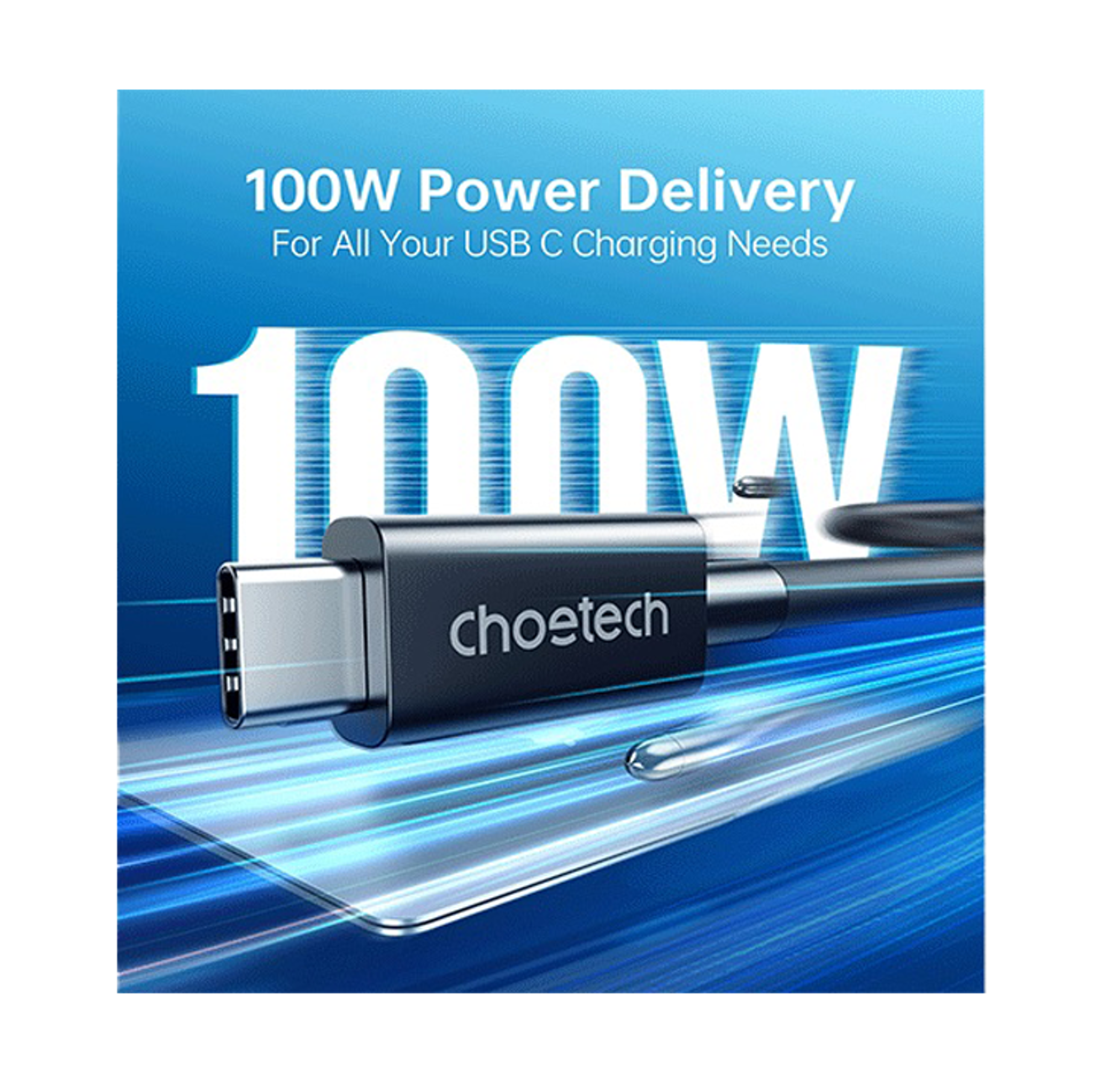 Choetech A3010 100W Type-C Thunderbolt 4 Cable 0.8m - Best Prices