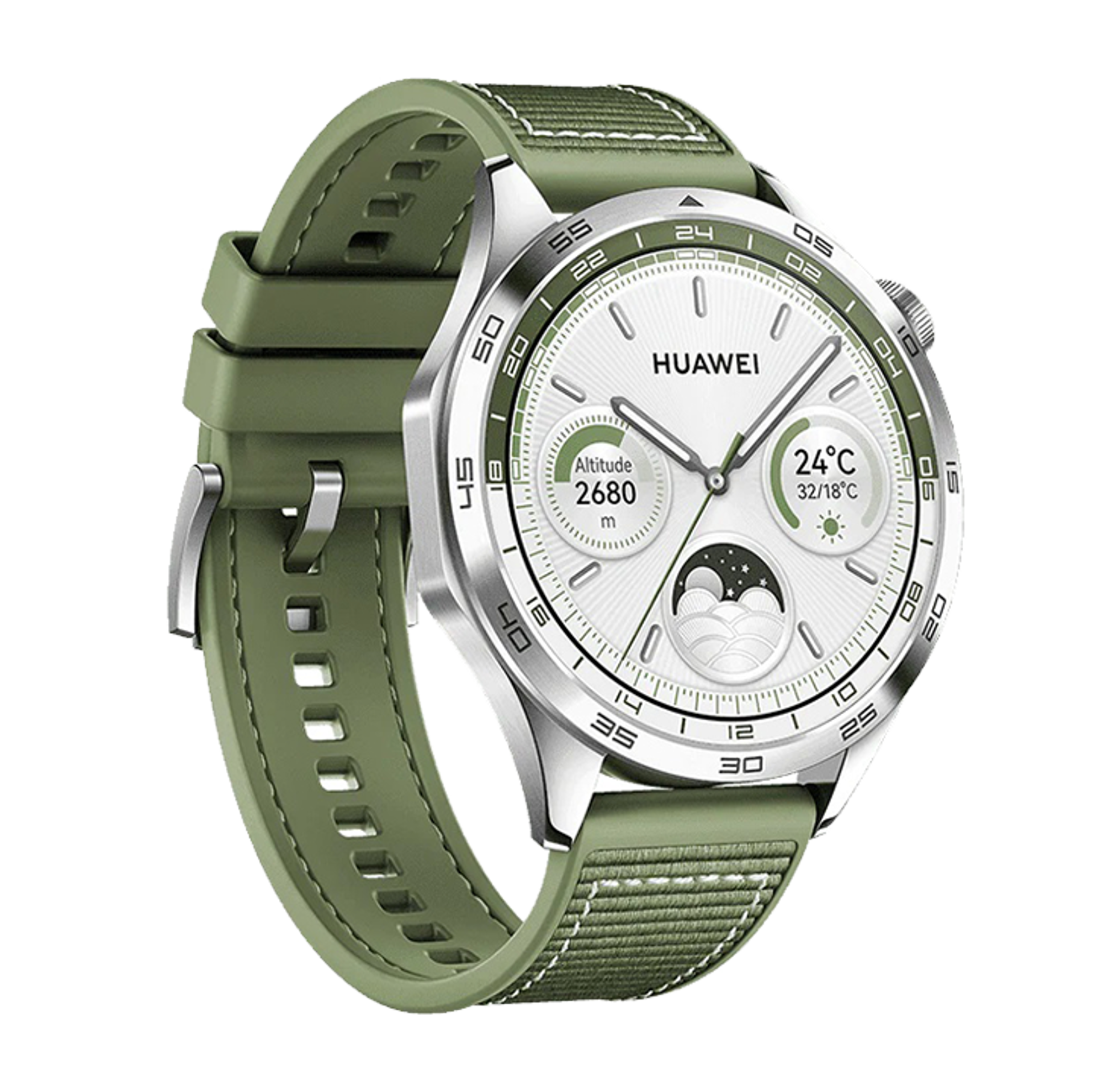 Huawei Watch GT4 46mm Green Woven Strap - Best Prices
