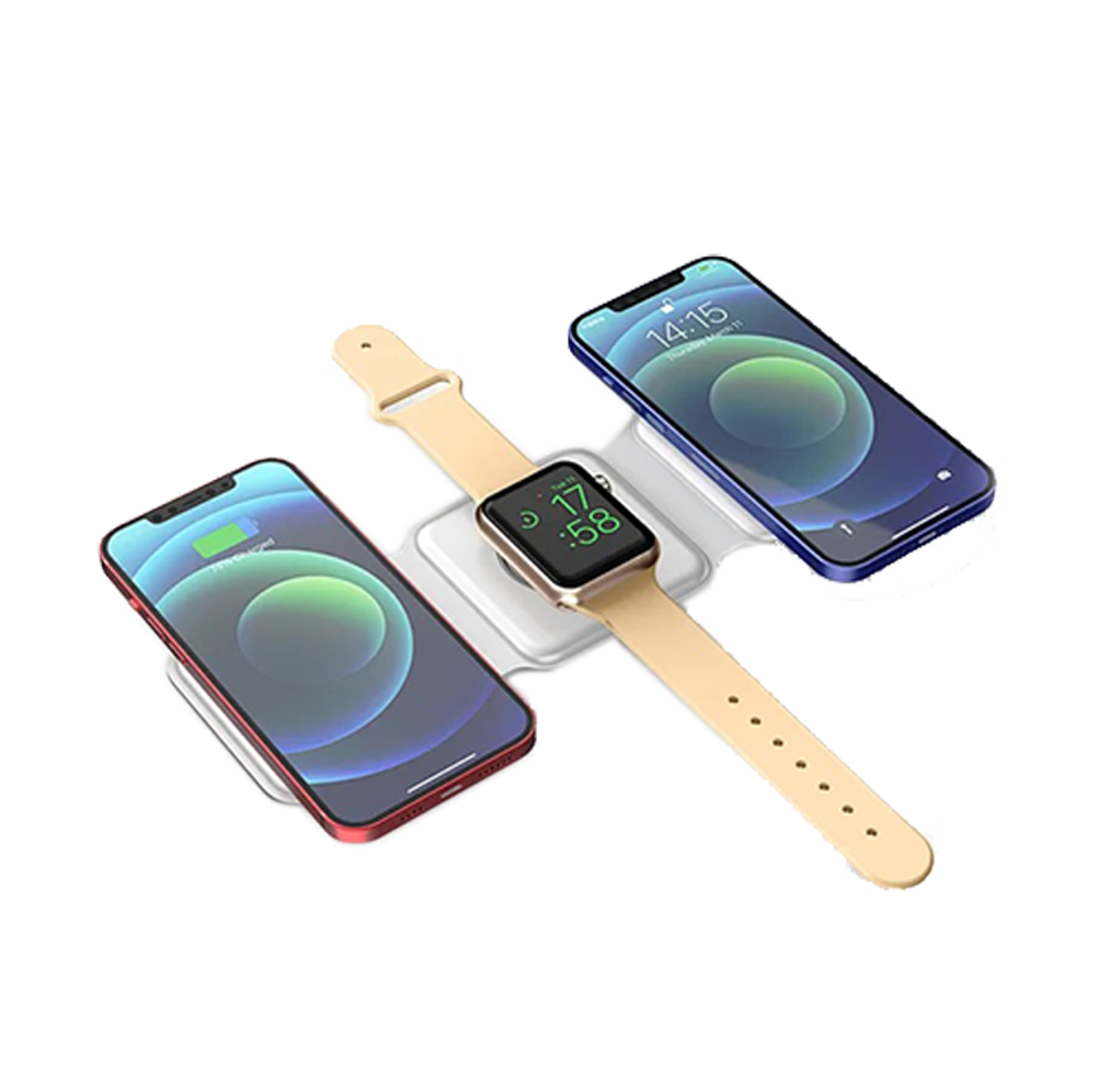 WiWU M6 Foldable 3 In 1 Wireless Charger - Best Prices