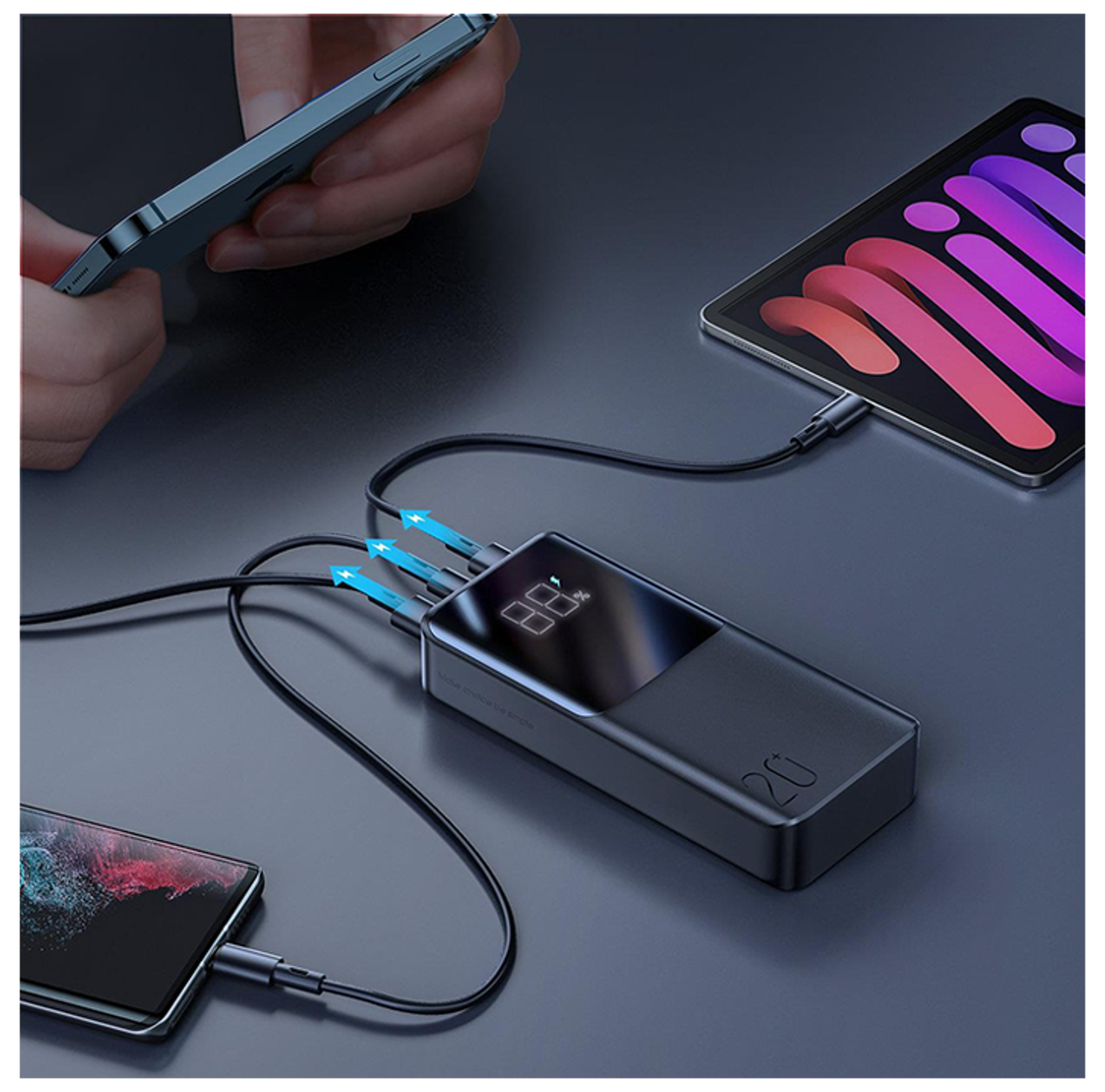 JoyRoom JR-QP192 20000mAh 22.5W Fast Charging Powerbank with LCD Display - Best Prices