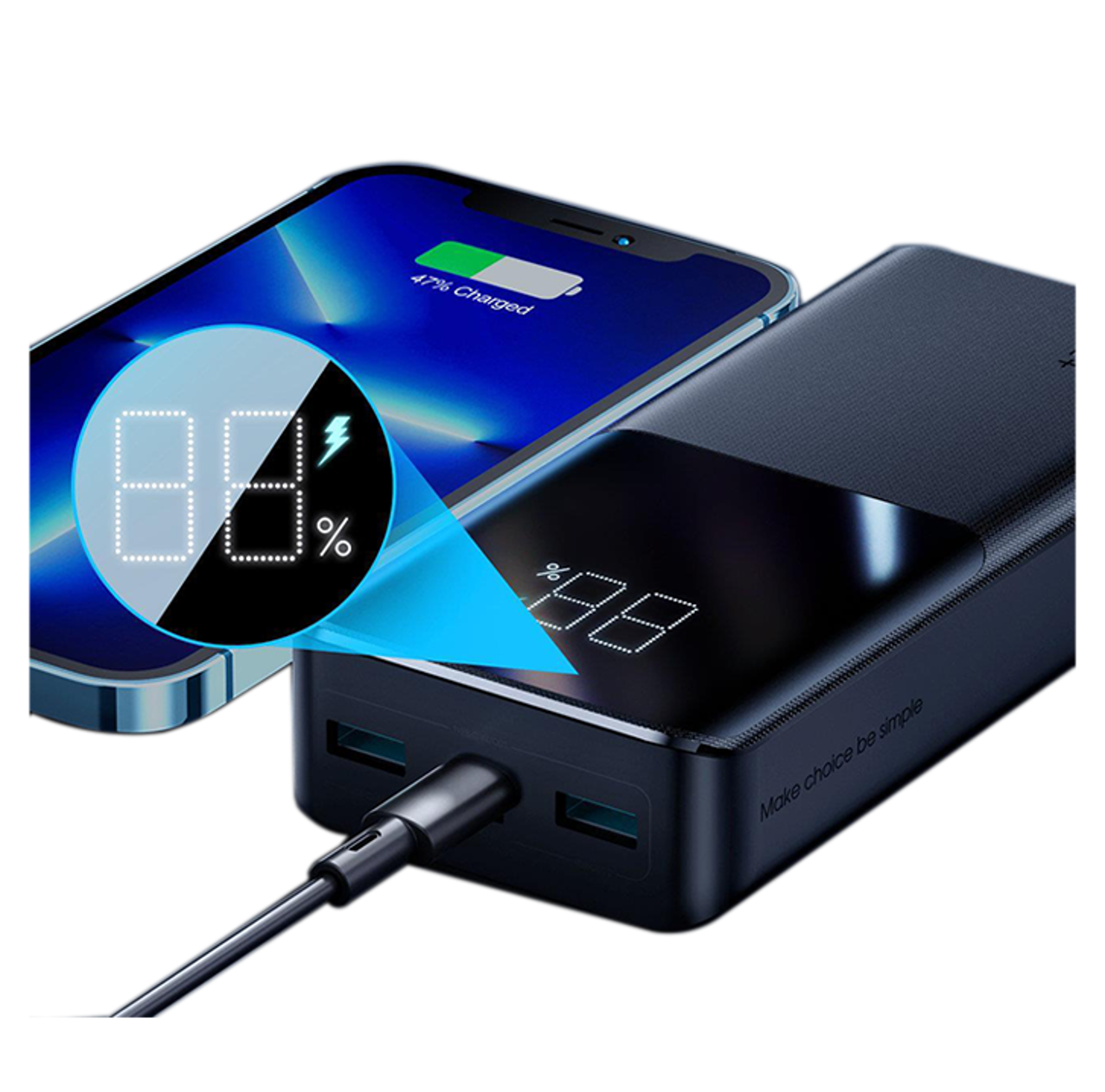 JoyRoom JR-QP192 20000mAh 22.5W Fast Charging Powerbank with LCD Display - Best Prices