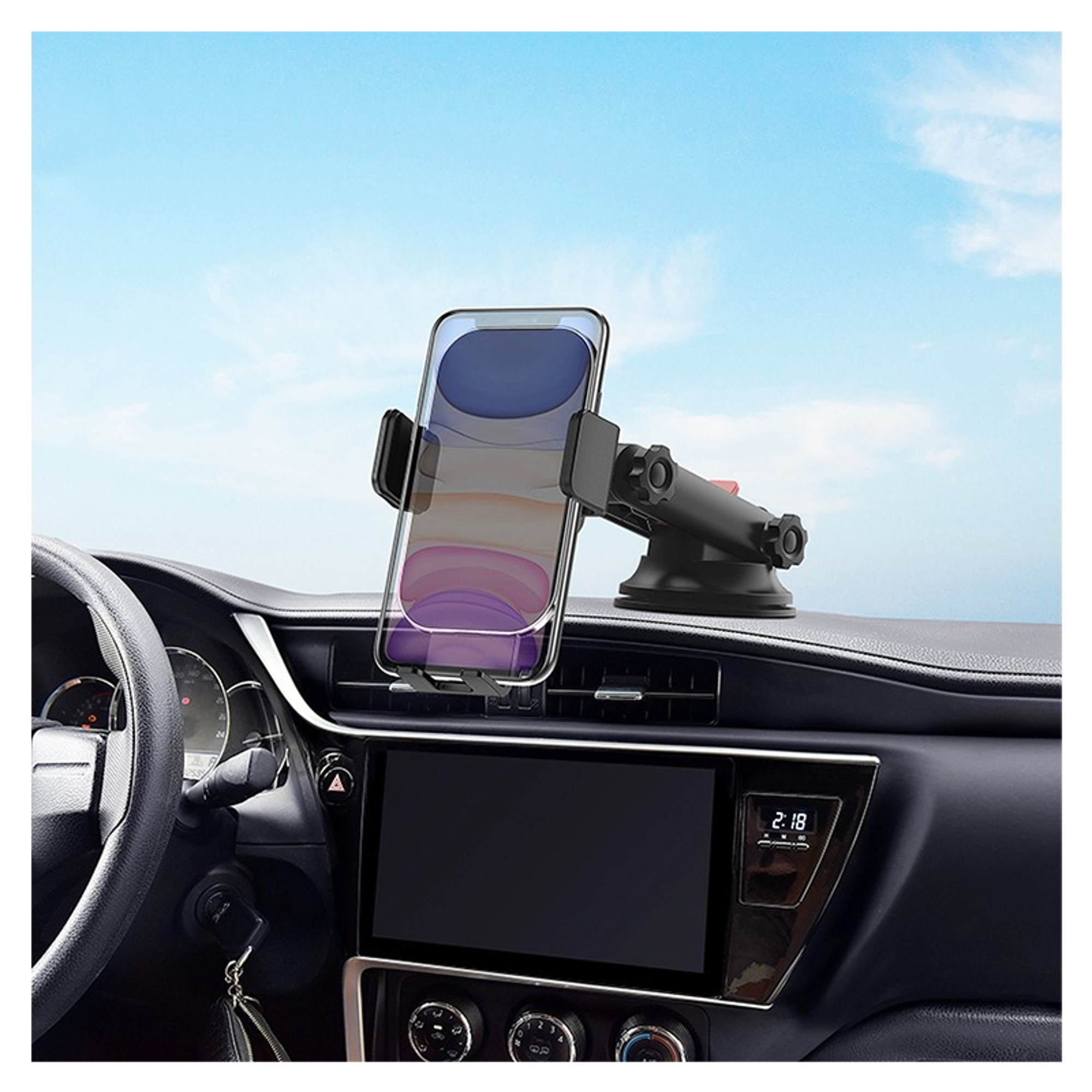 WiWU CH307 Liberator 15W Wireless Charging Car Mount - Best Prices