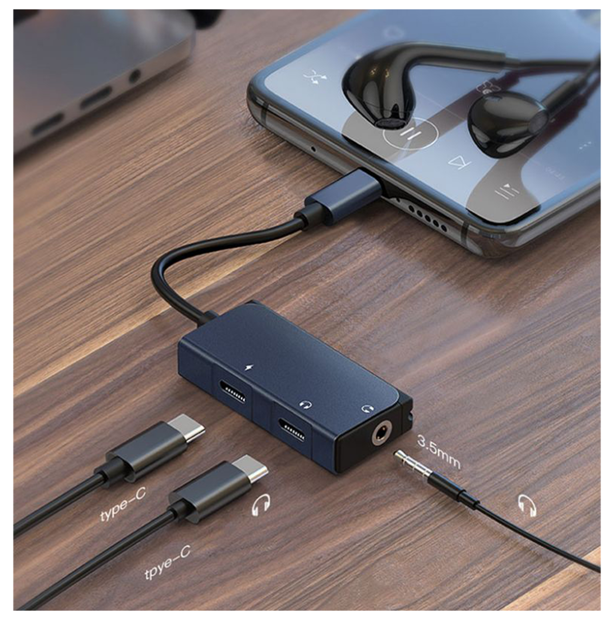 ويوو LT02 برو محول تايب-سي الى عدة مداخل - أفضل سعر