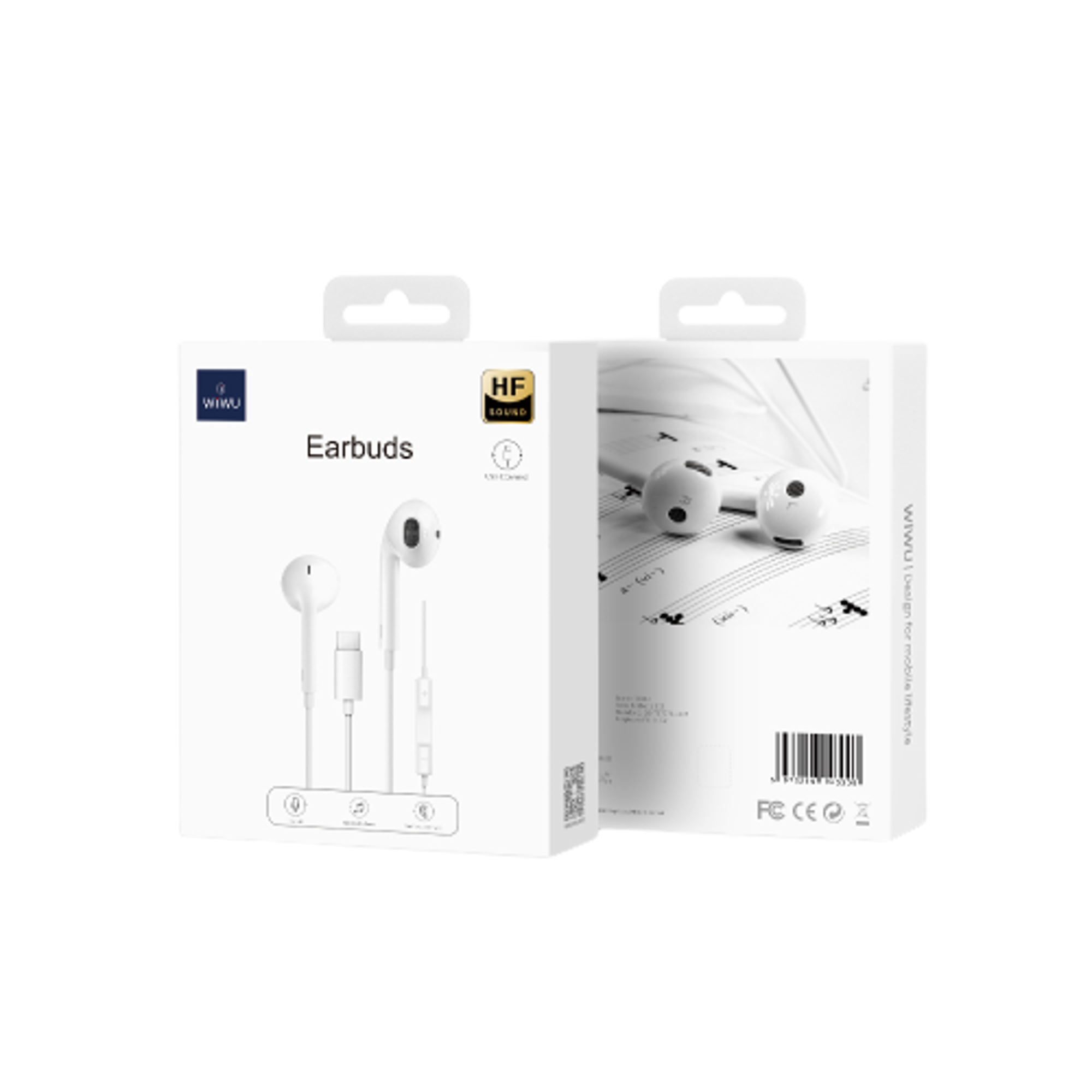 WiWU 303 Lightning Type-C Earbuds - Best Prices
