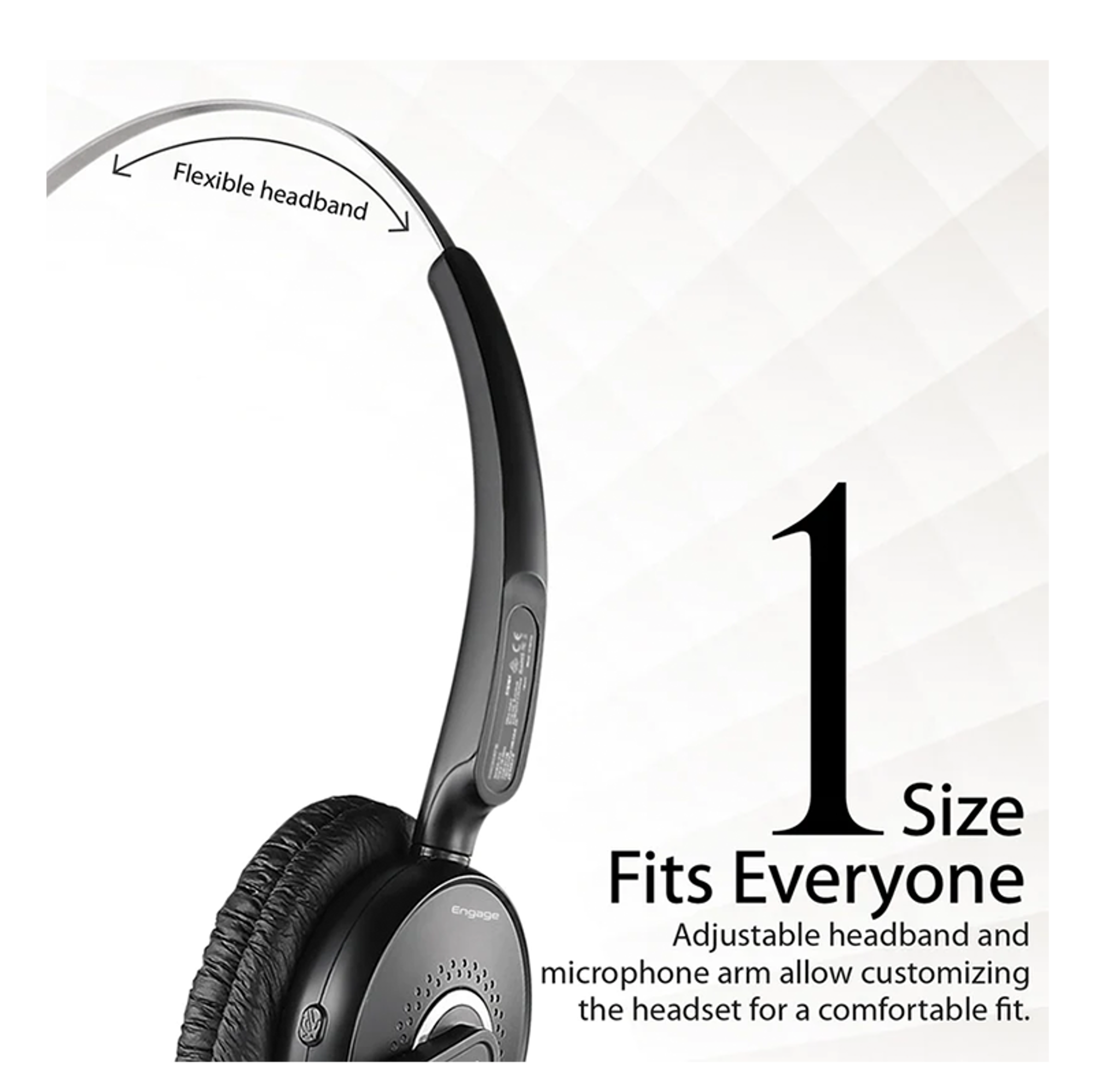 PROMATE Engage HD Voice Clarity Over Ear Mono Earphone - Best Prices