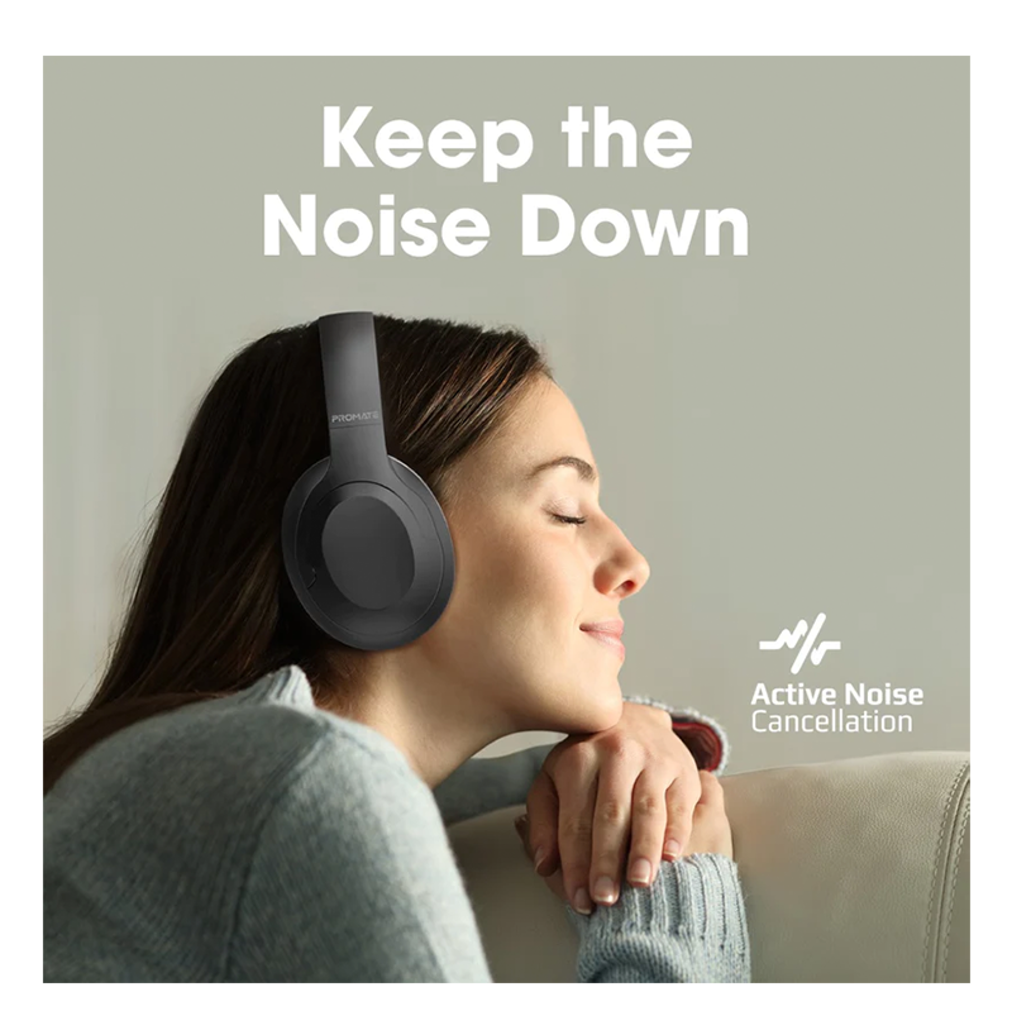 PROMATE Concord ANC High-Fidelity Stereo Wireless Headphones - Best Prices