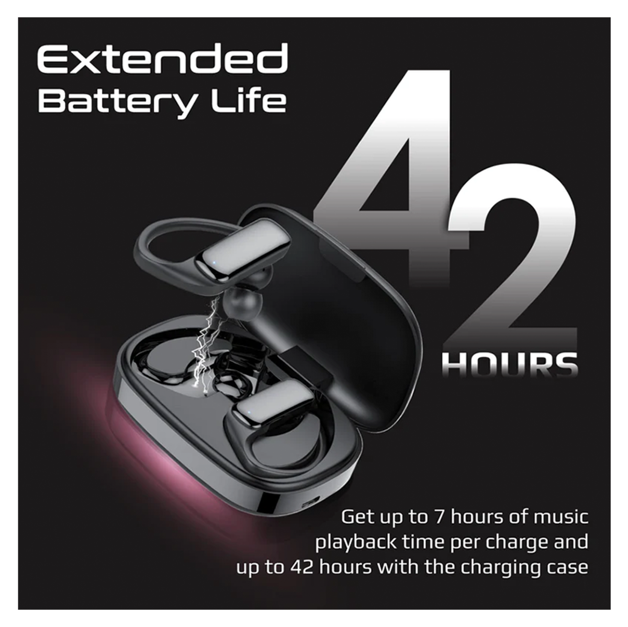 PROMATE SportFit™ High Definition ENC TWS Wireless Earbuds with IntelliTouch - Best Prices
