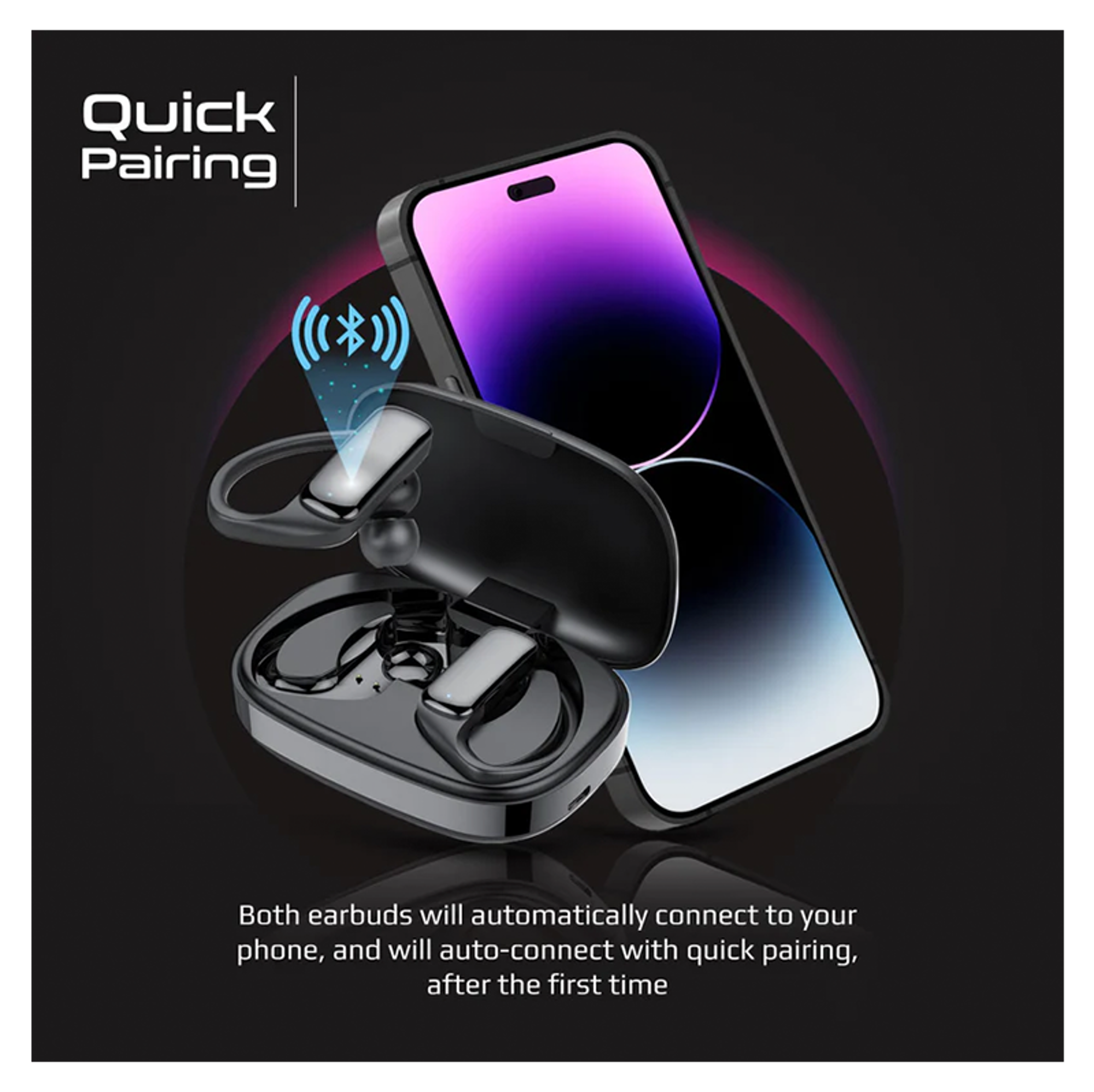 PROMATE SportFit™ High Definition ENC TWS Wireless Earbuds with IntelliTouch - Best Prices