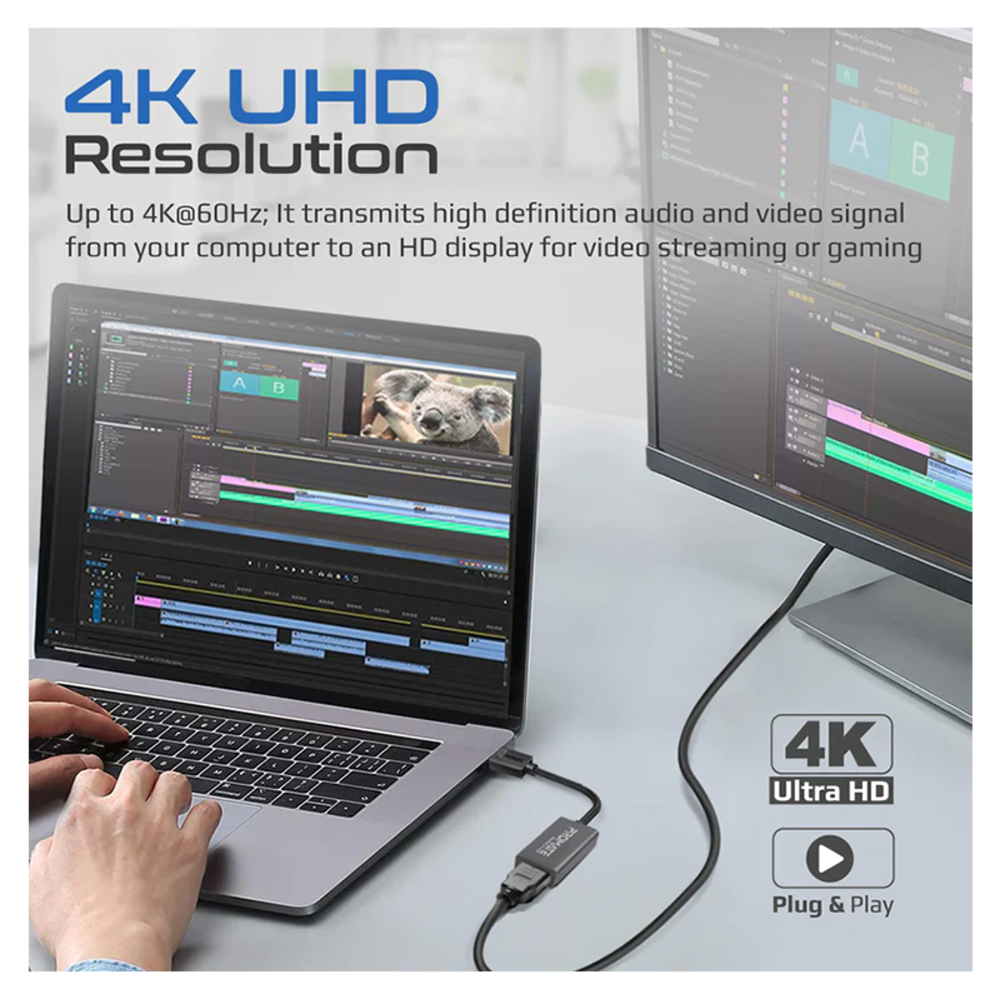 بروميت ميديا لينك HDMI الى منفذ عرض - أفضل سعر