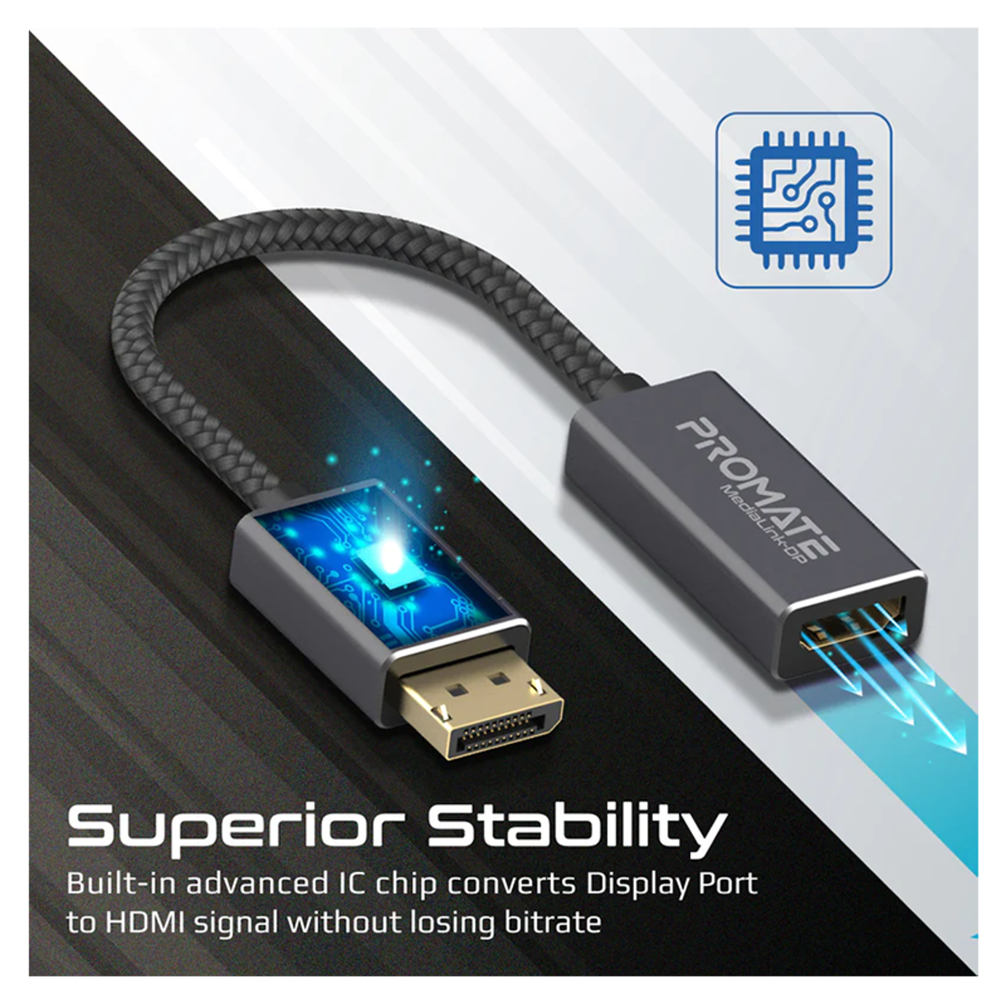 بروميت ميديا لينك HDMI الى منفذ عرض - أفضل سعر