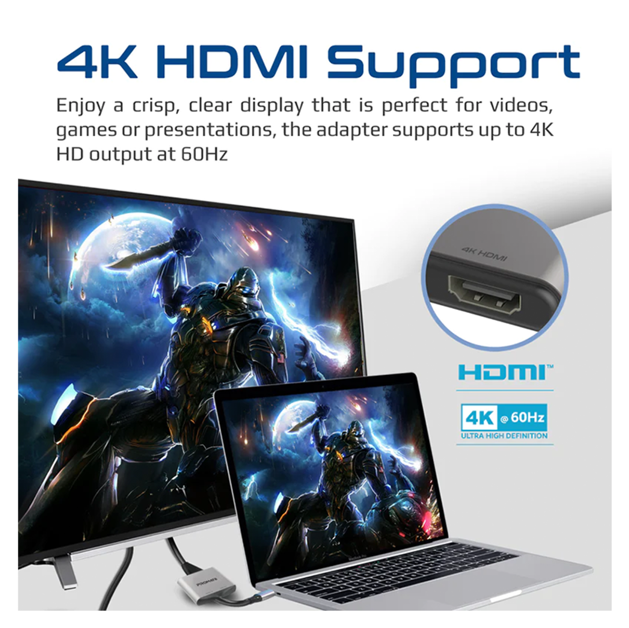 PROMATE 4K High Definition USB-C to Dual HDMI Adapter - Best Prices