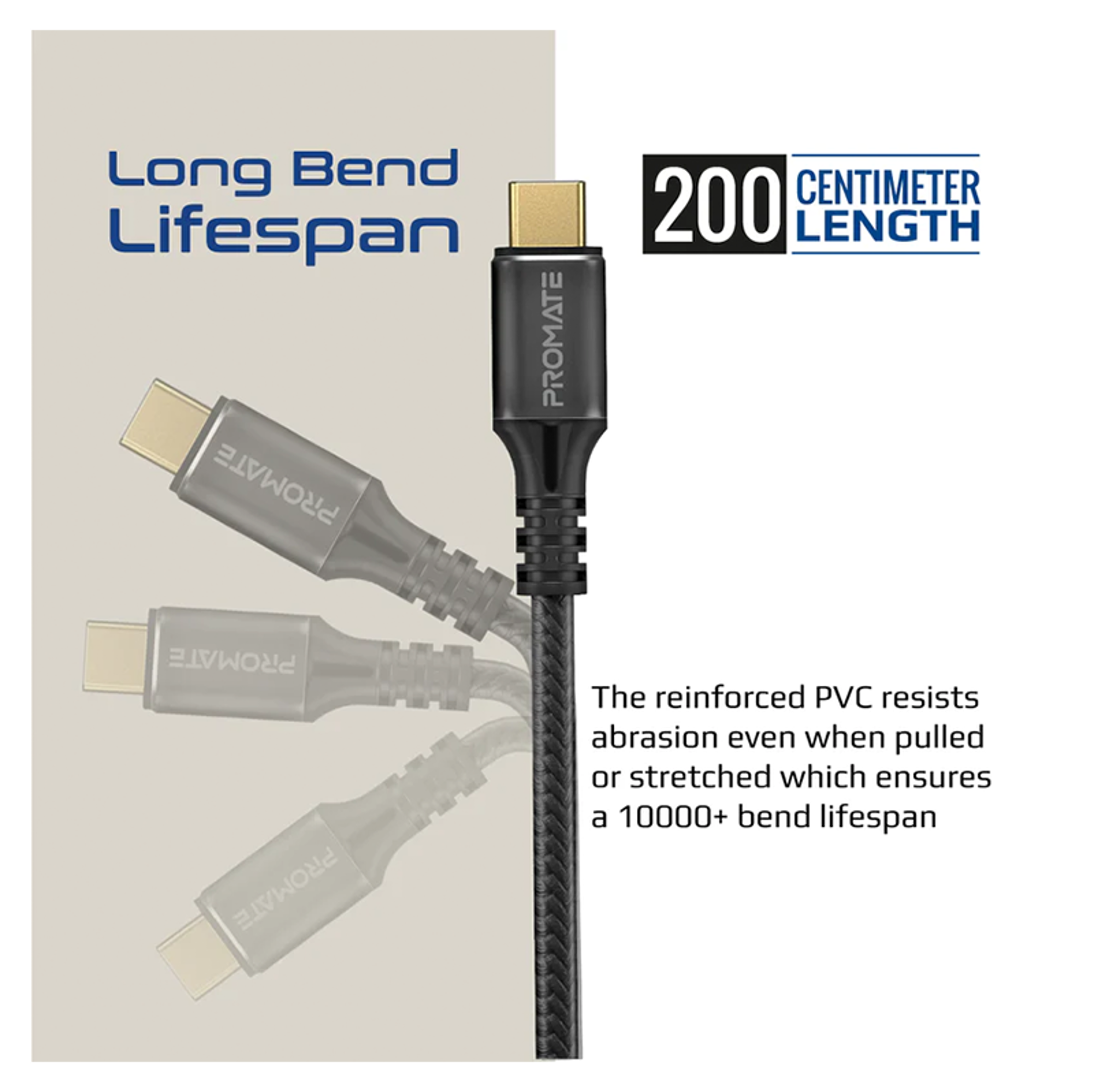 PROMATE 240W Super Speed Fast Charging USB-C Cable - Best Prices