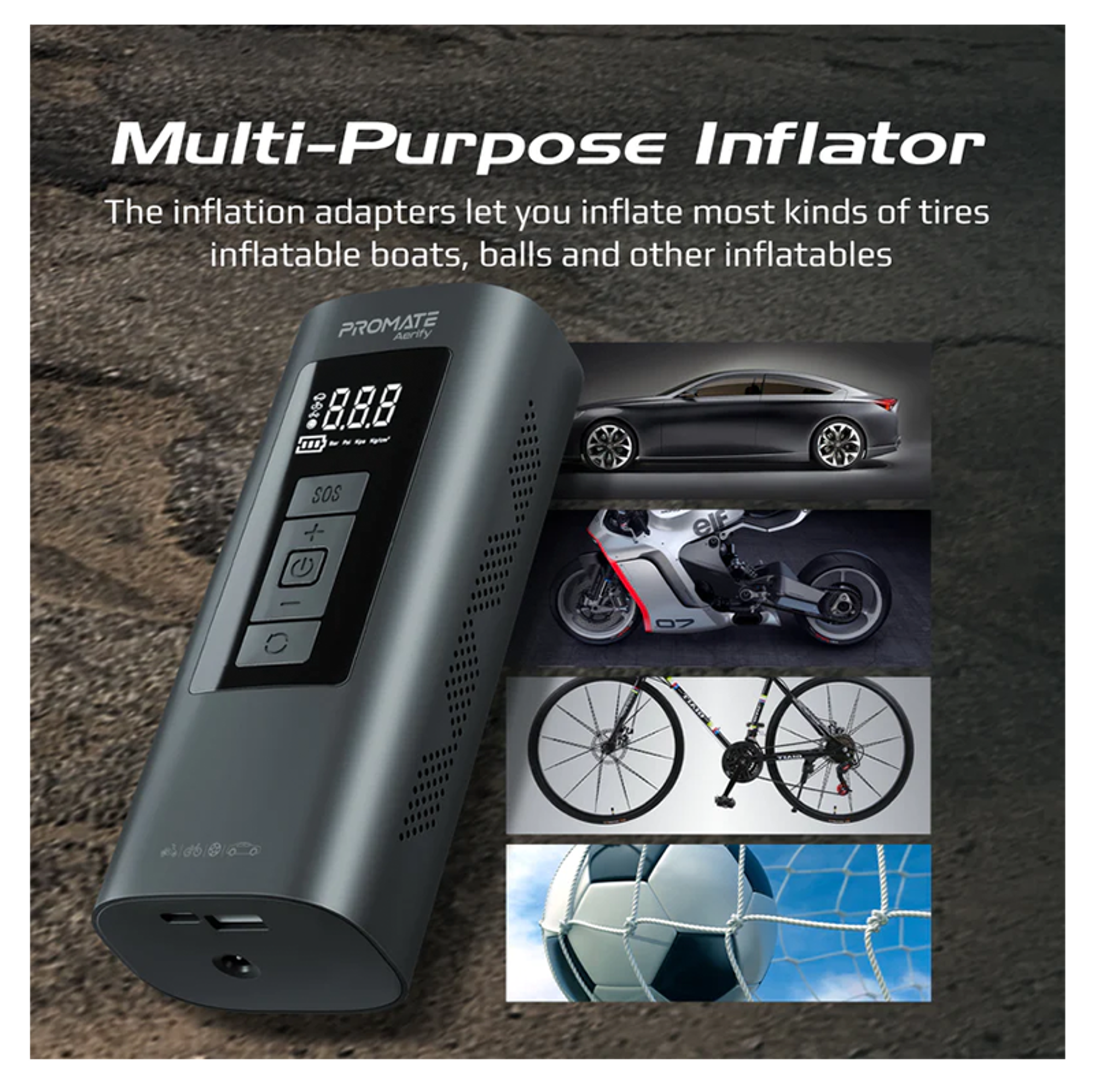 PROMATE 150 PSI Portable Air Compressor with Power Bank - Best Prices