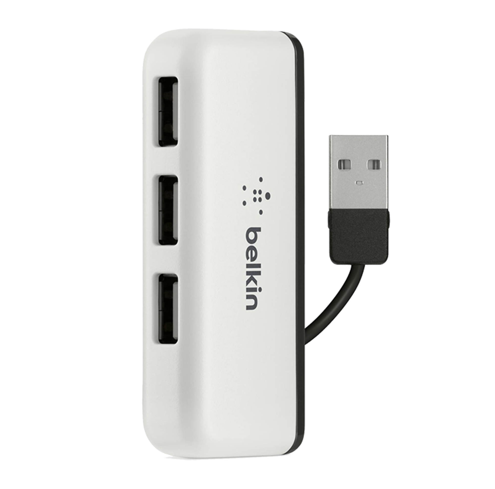 بيلكن موزع بـ4 منافذ USB 2.0 مع نظام إدارة كابلات مدمج - أفضل سعر