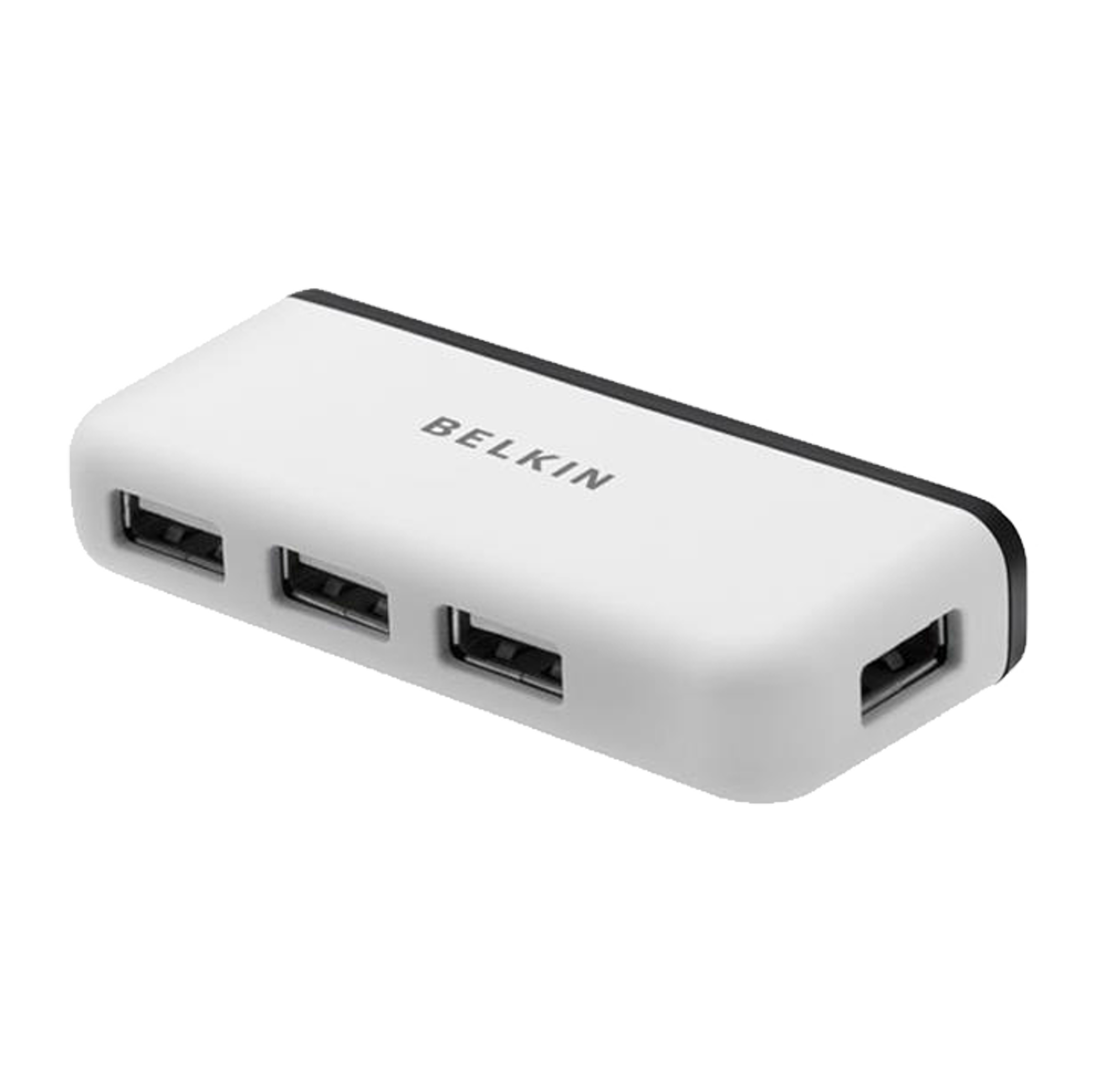 بيلكن موزع بـ4 منافذ USB 2.0 مع نظام إدارة كابلات مدمج - أفضل سعر