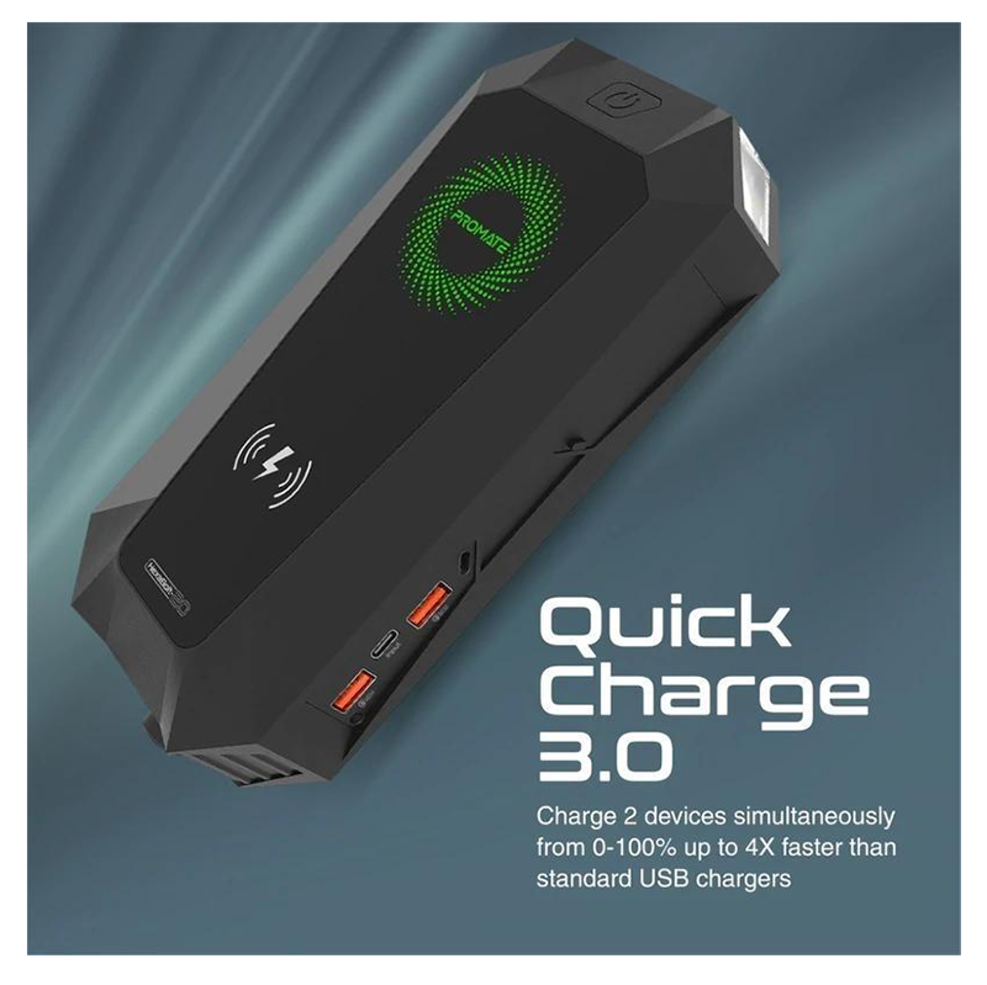 PROMATE HexaBolt 20 Jump Starter Power Bank 19200mAh - Best Prices