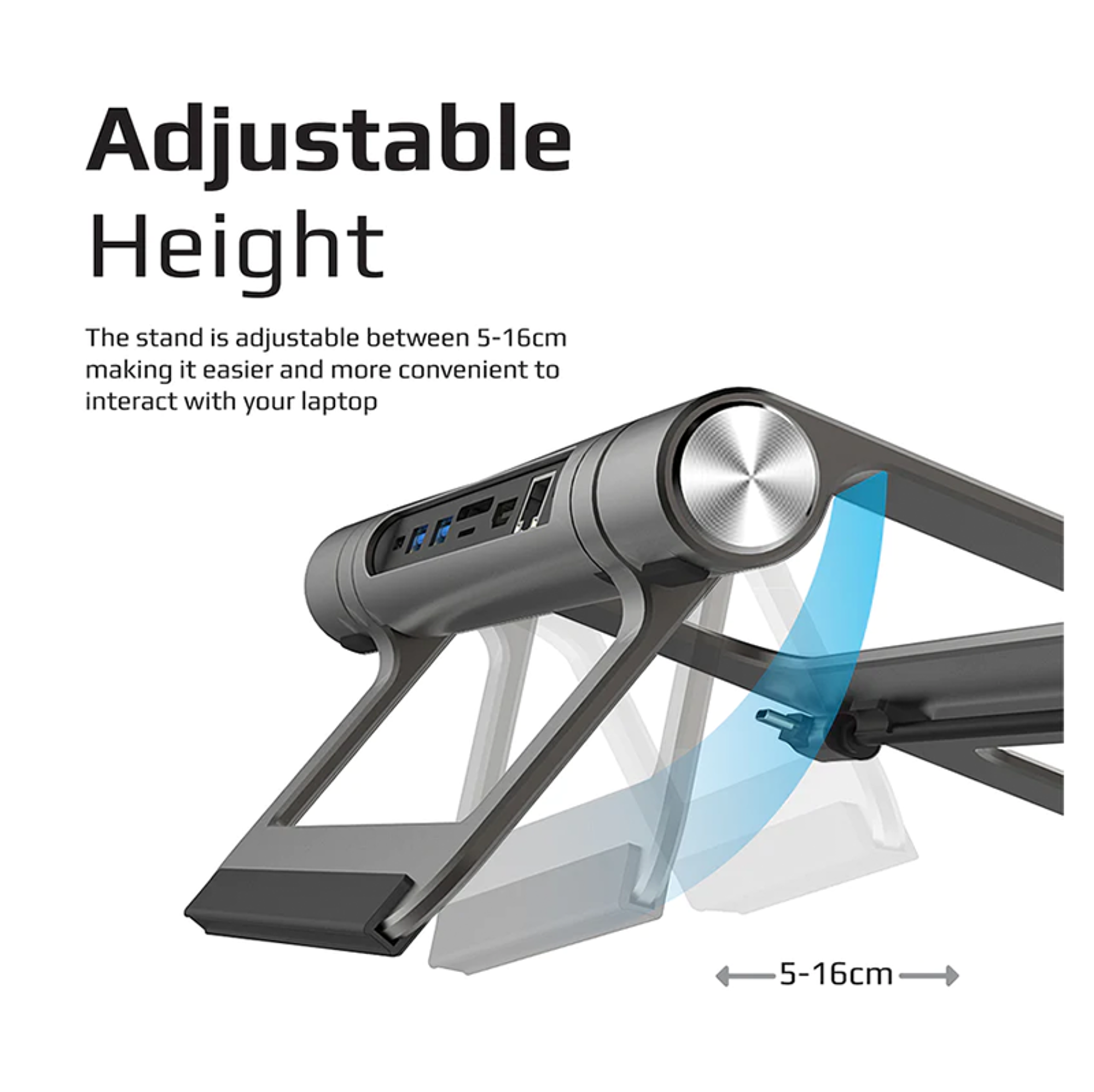 PROMATE 9 in 1 Ultra Compact Multiport Hub with Laptop Stand - Best Prices