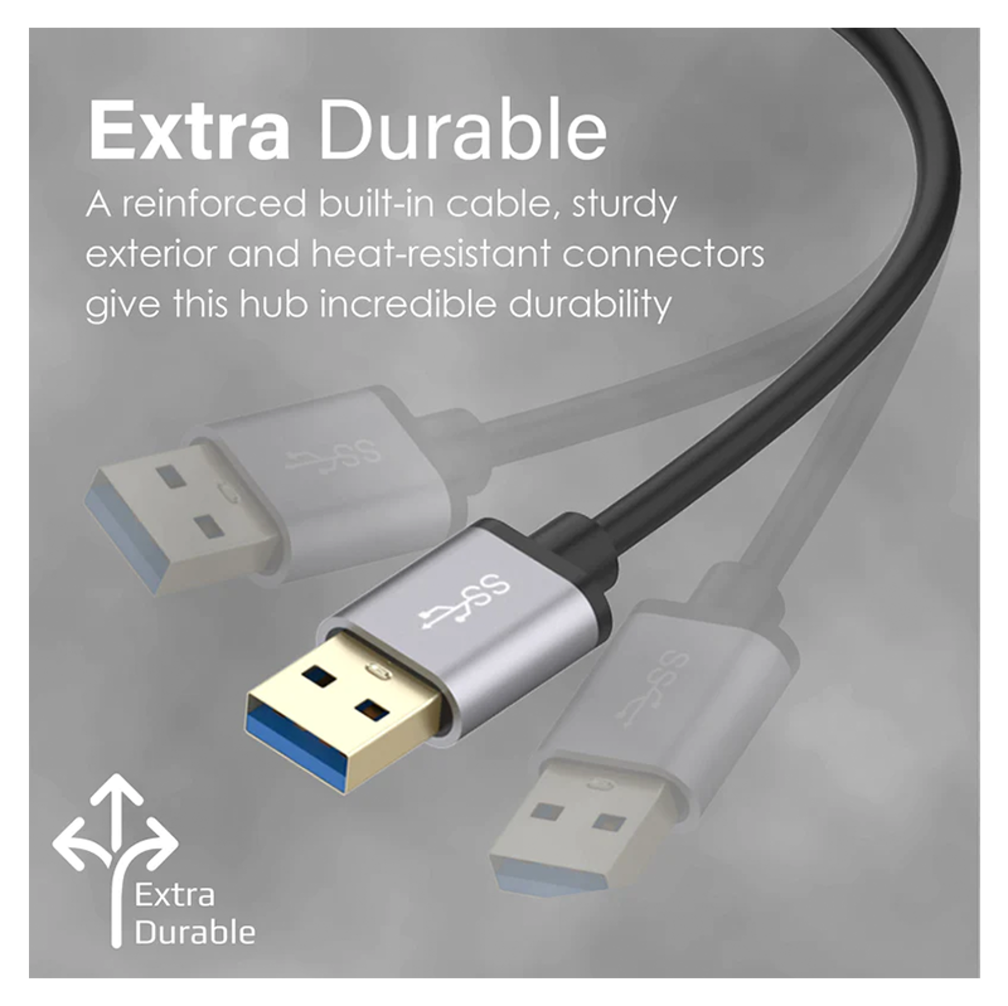 PROMATE 7 in 1 Ultra Compact Multiport Hub - Best Prices