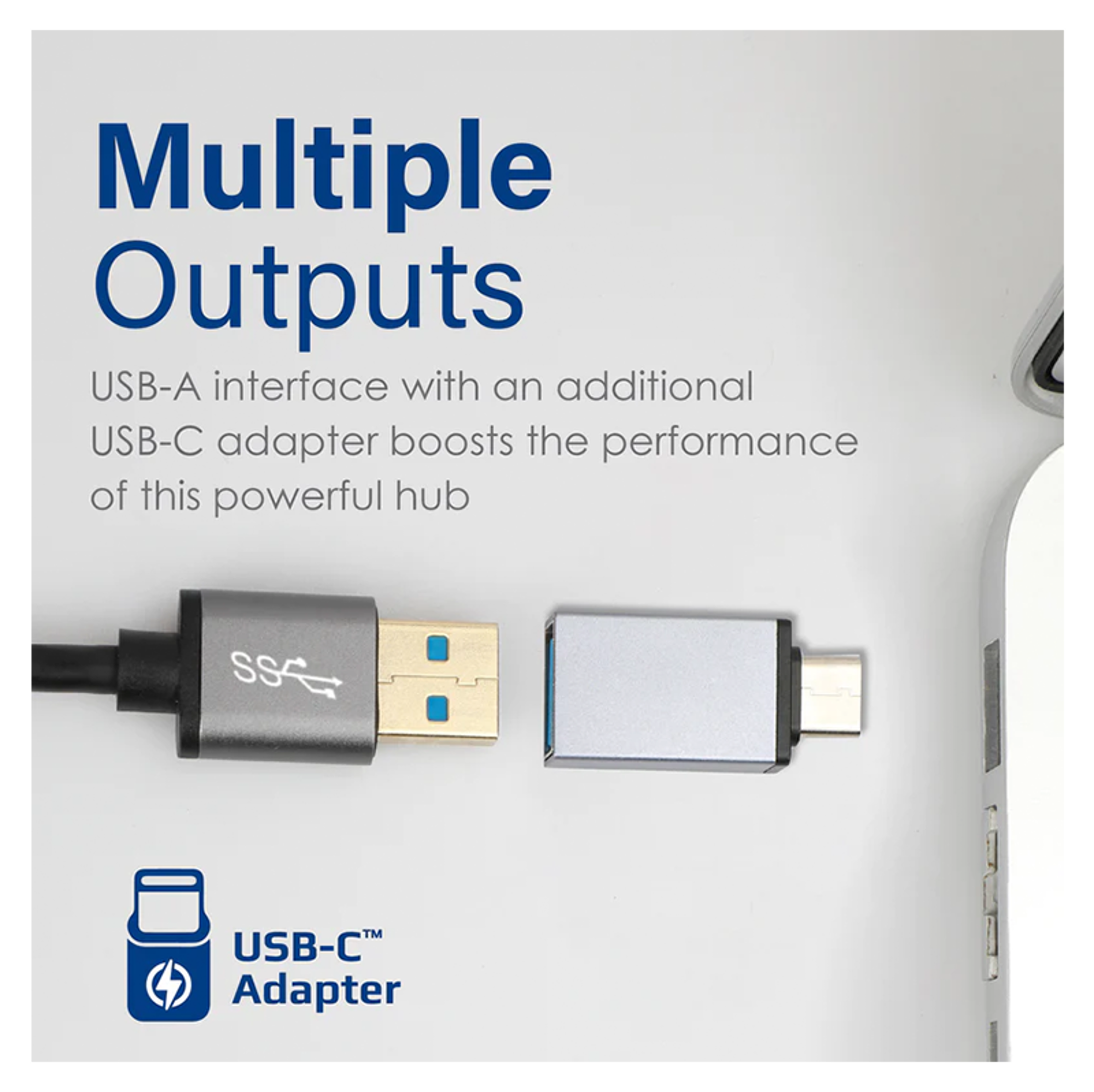PROMATE 7 in 1 Ultra Compact Multiport Hub - Best Prices