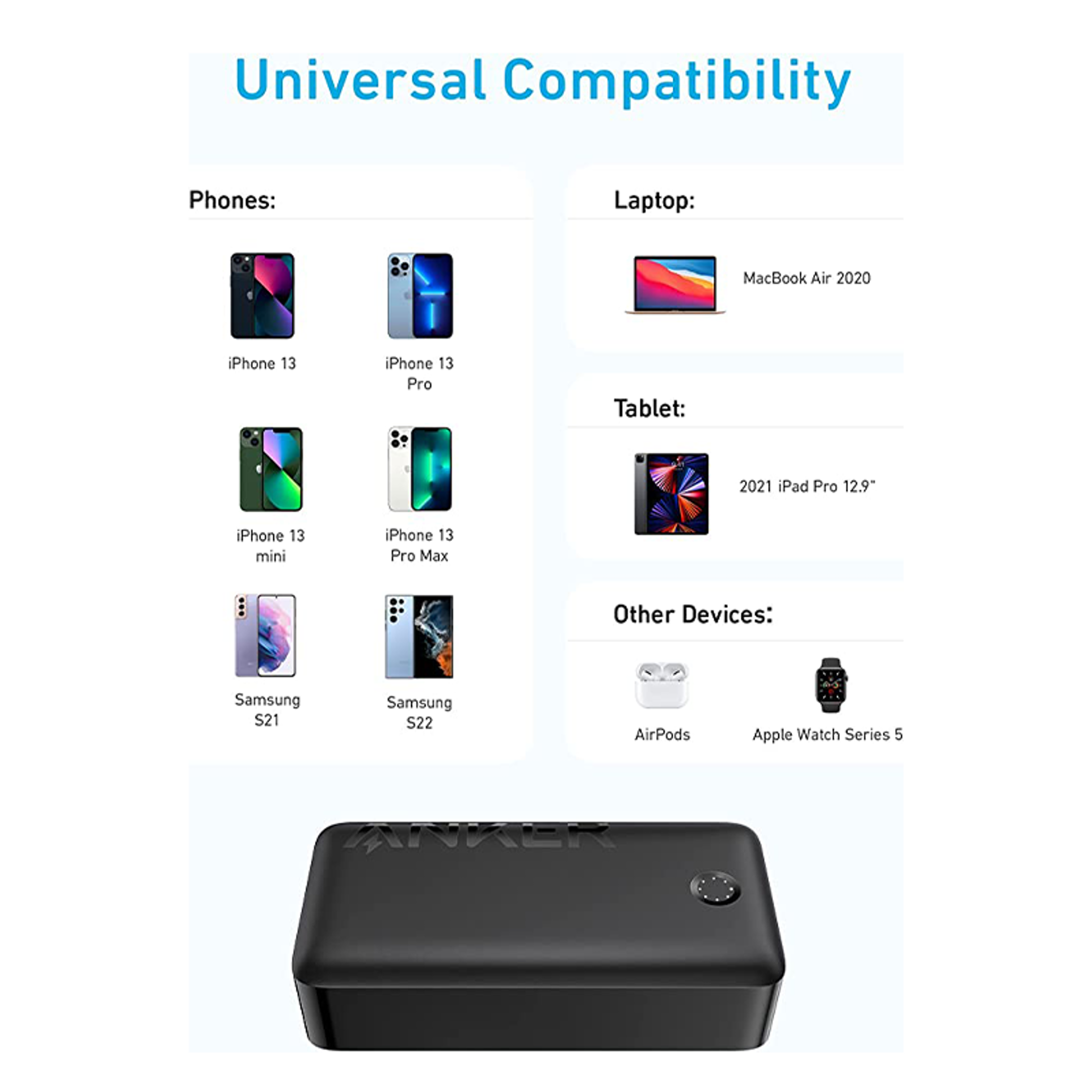 Anker 347 PowerCore Power Bank 40,000mAh - Best Prices