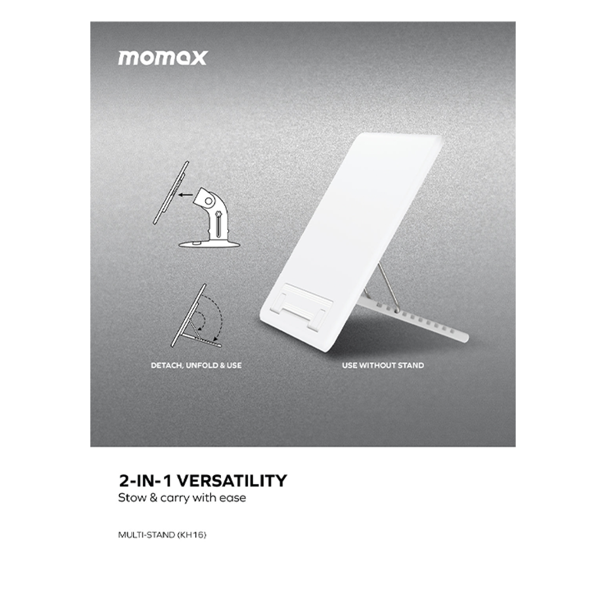Momax KH16 Multi-Stand Adjustable Reading Stand - Best Prices