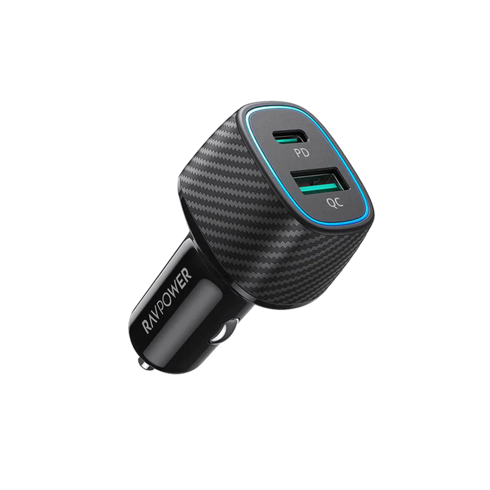 RAVPower RP-VC009 60W Dual Port QC24W+PD36W Car Charger