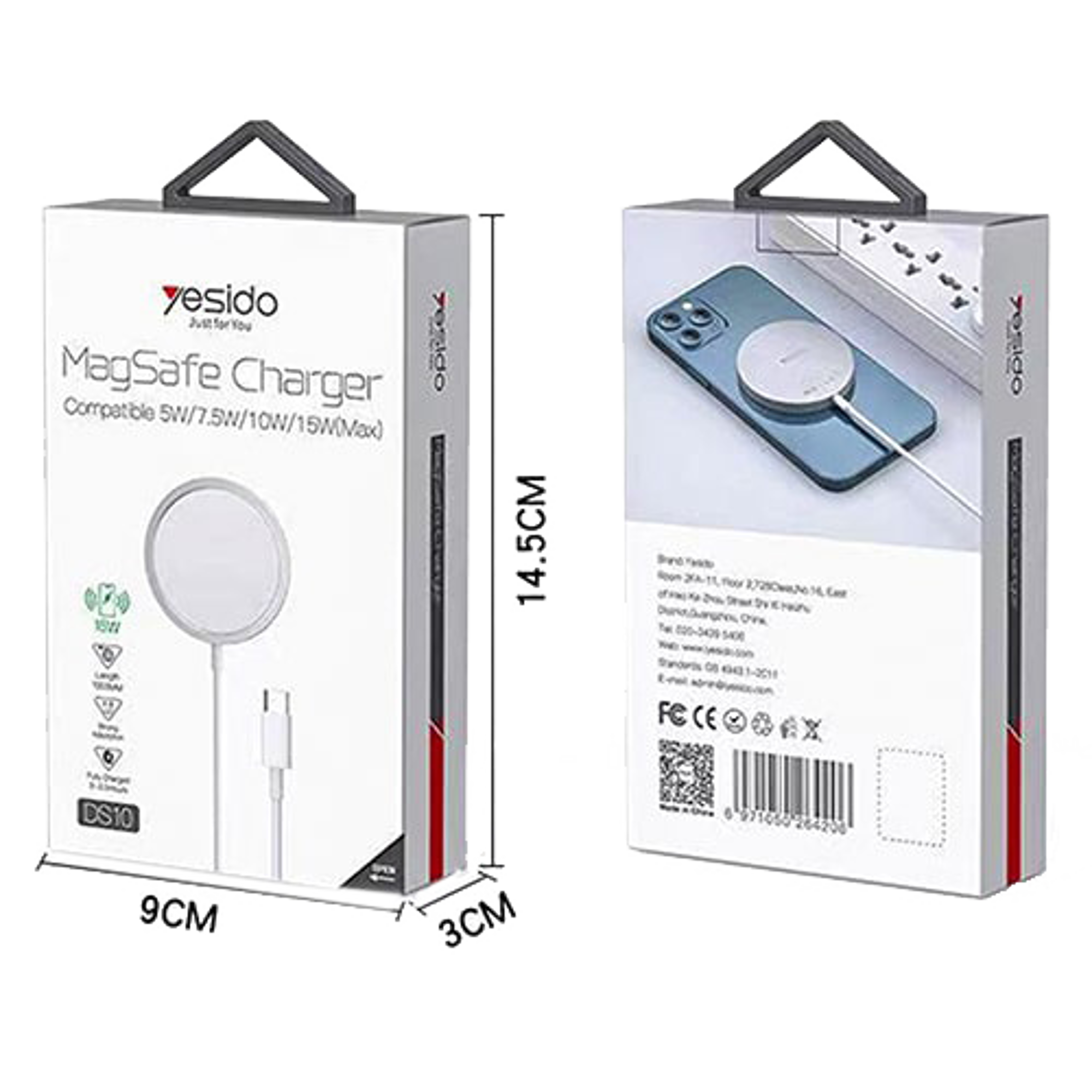 Yesido DS10 MagSafe Wireless Charge 15W - Best Prices
