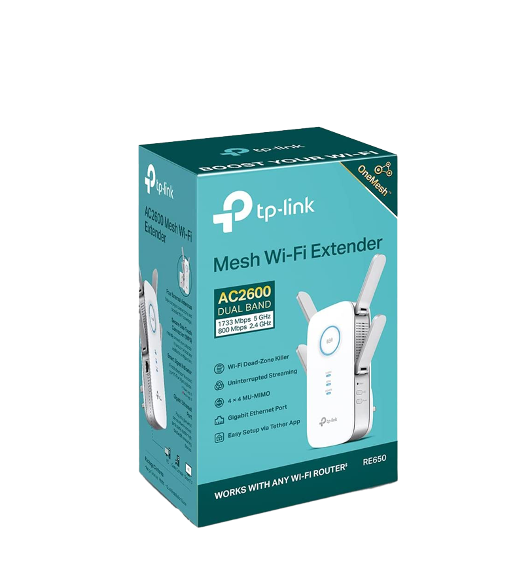 TP-Link RE650 V2 AC2600 Wi-Fi Range Extender - Best Prices