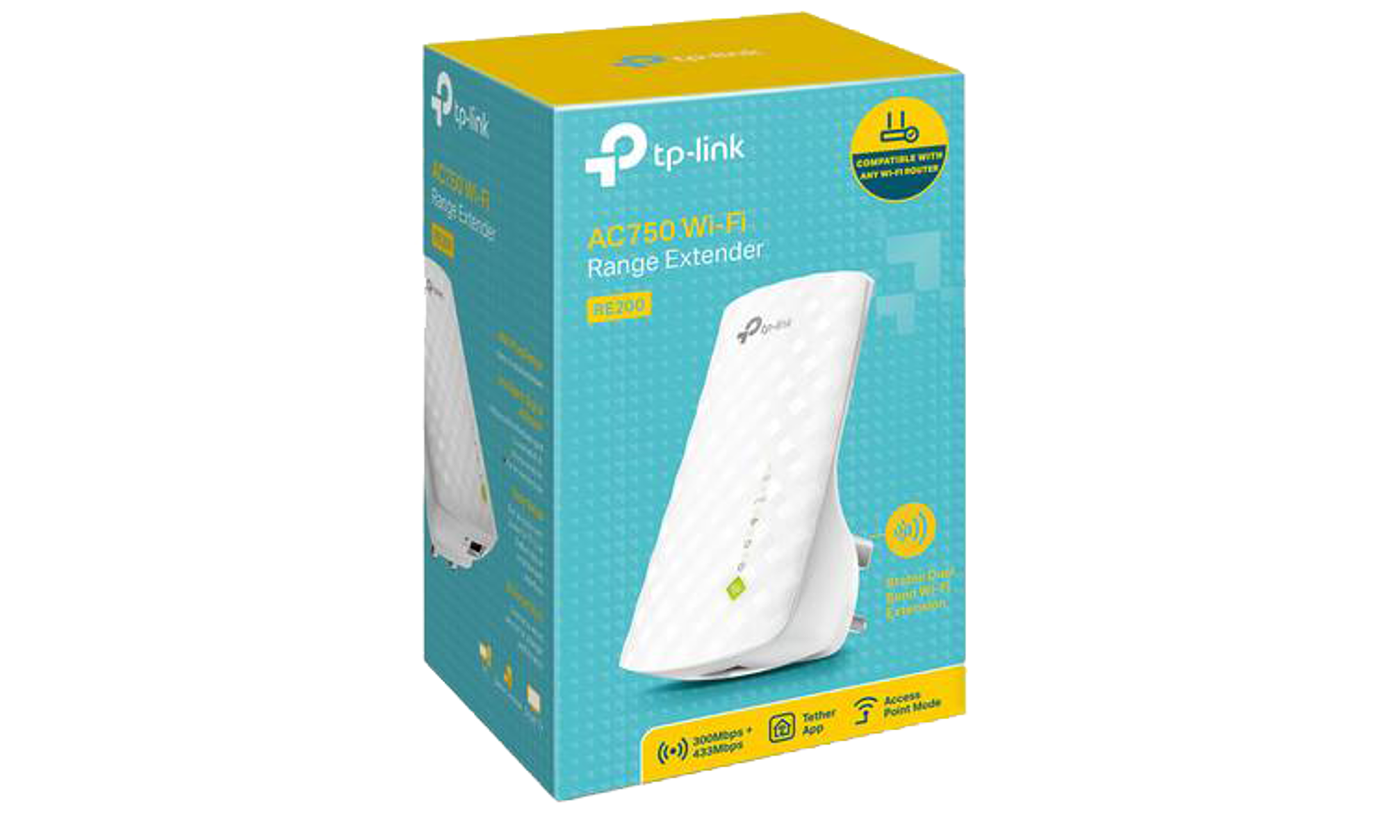 TP-Link RE200 | AC750 Wi-Fi Range Extender - Best Prices