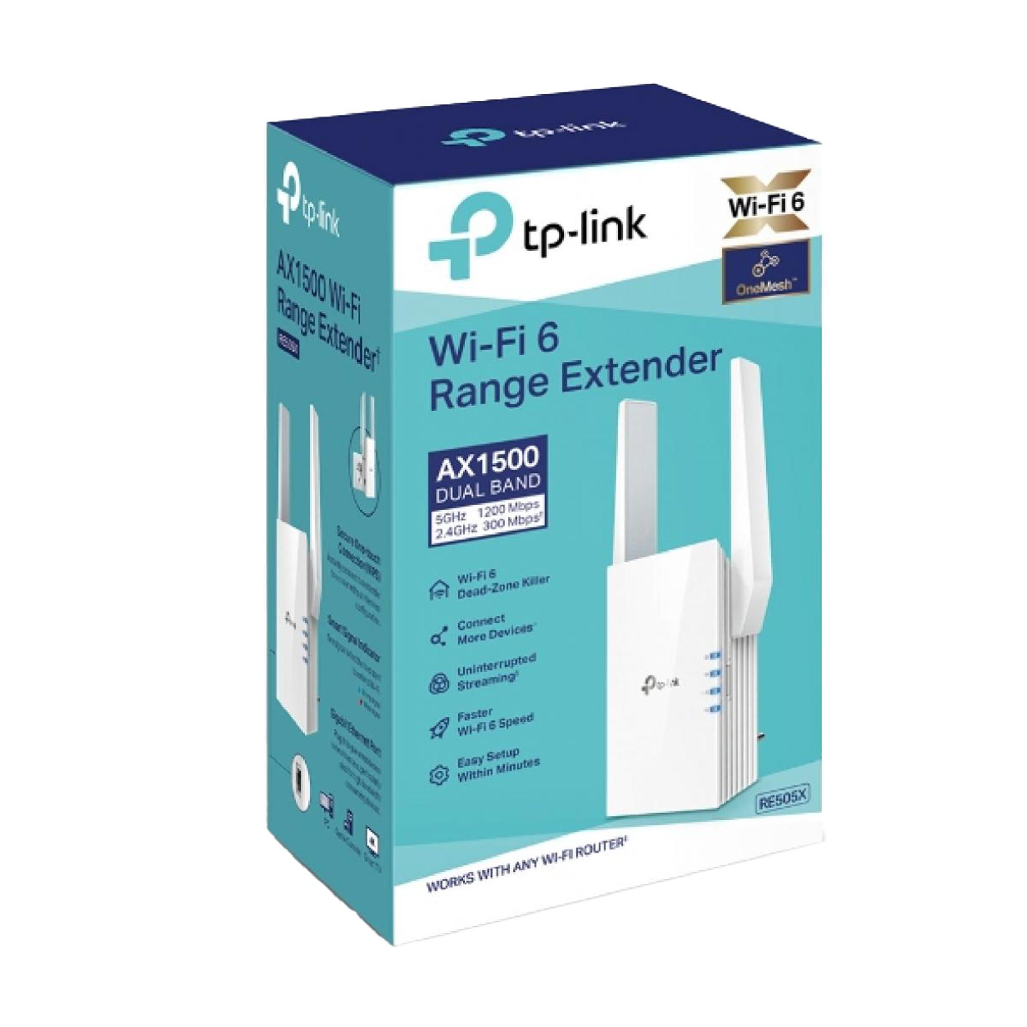 TP-Link AX1500 Wi-Fi Range Extender RE505X - Best Prices