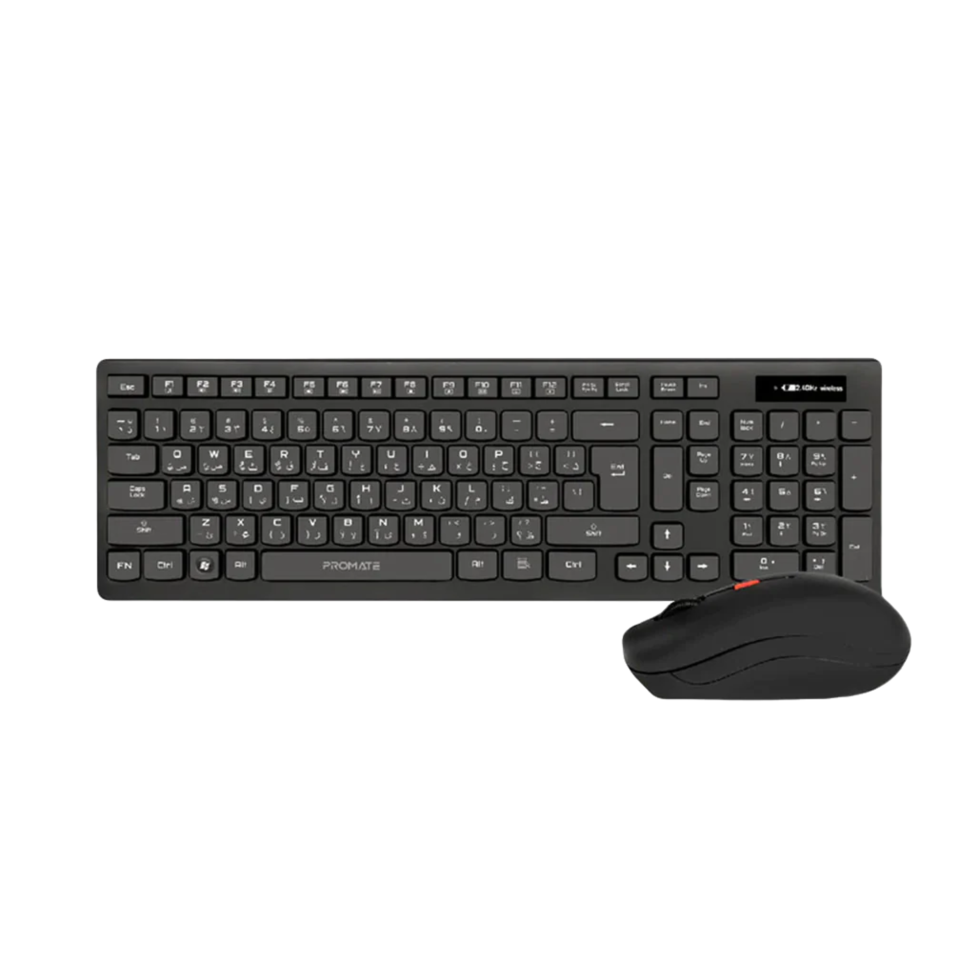 PROMATE ProCombo-12 Sleek Profile Full Size Wireless Keyboard & Mouse - Best Prices