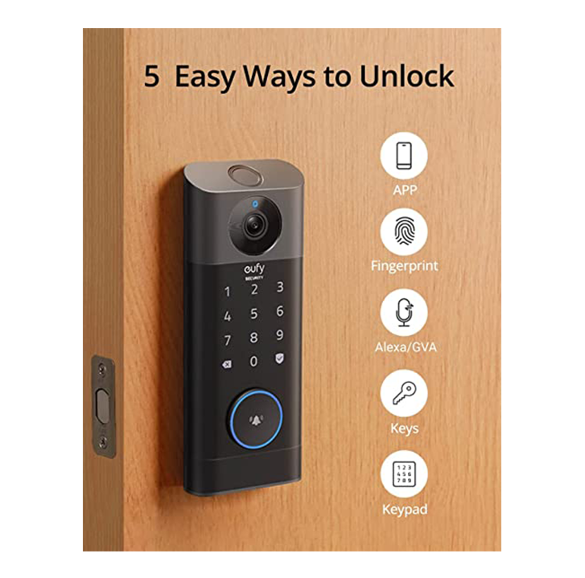 Eufy Security S330 Video Smart Lock 3-in-1 - Best Prices