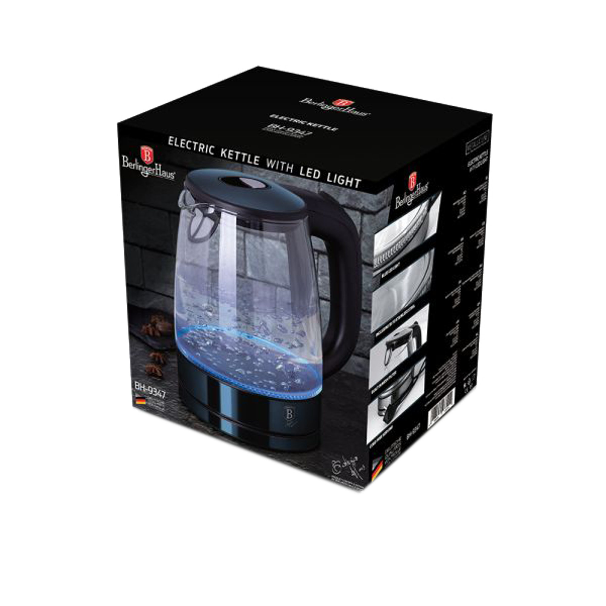 Berlinger Haus Electric Glass Kettle 1.7L - Best Prices