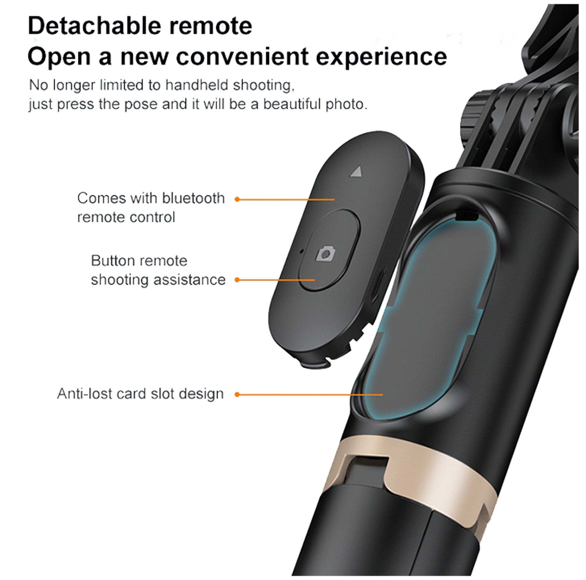 Yesido SF14 Handheld Foldable Shooting Holder Tripod Selfie Stick - Best Prices