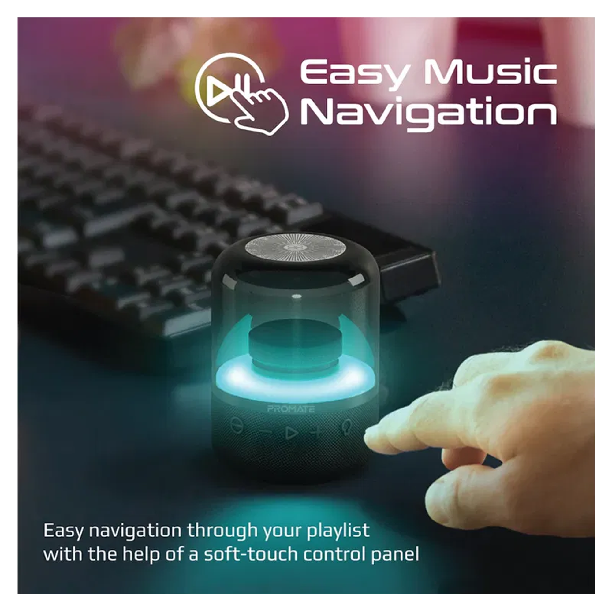 PROMATE LumiSound® 360° Surround Sound Speaker - Best Prices
