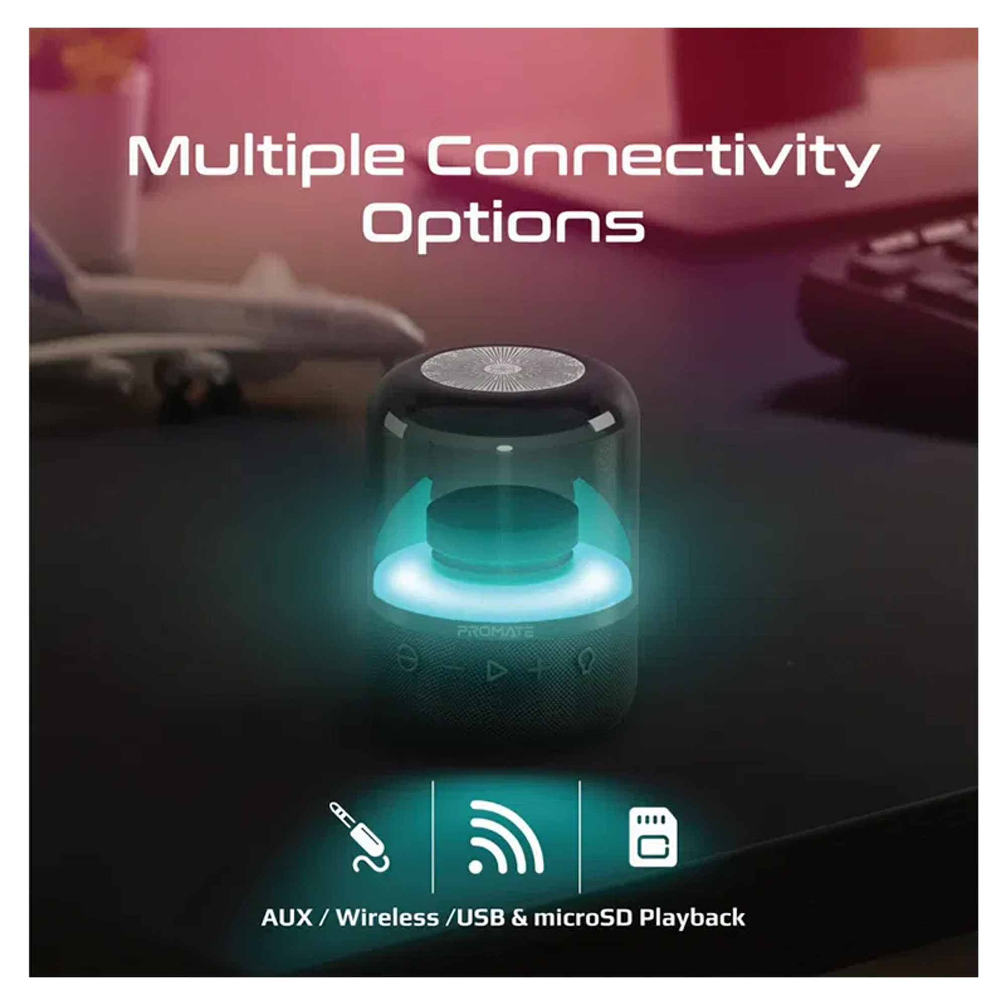 PROMATE LumiSound® 360° Surround Sound Speaker - Best Prices