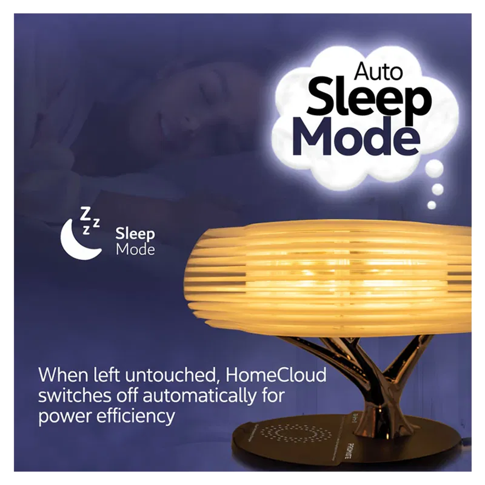 PROMATE 3 in 1 Cloud Design Wireless Speaker with LED Nightlight and Wireless Charger - Best Prices