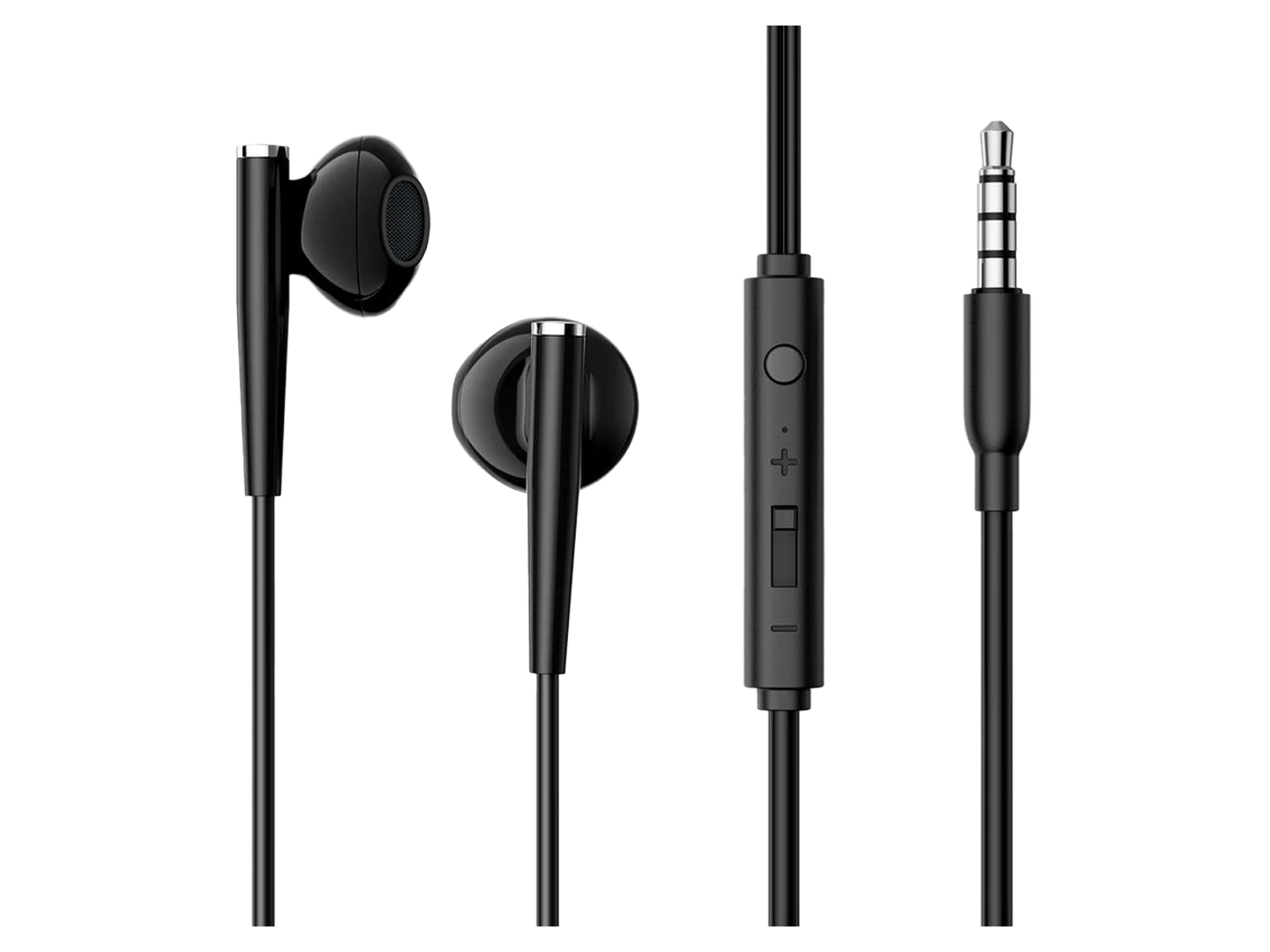 EW04 Wired Earphones - Black