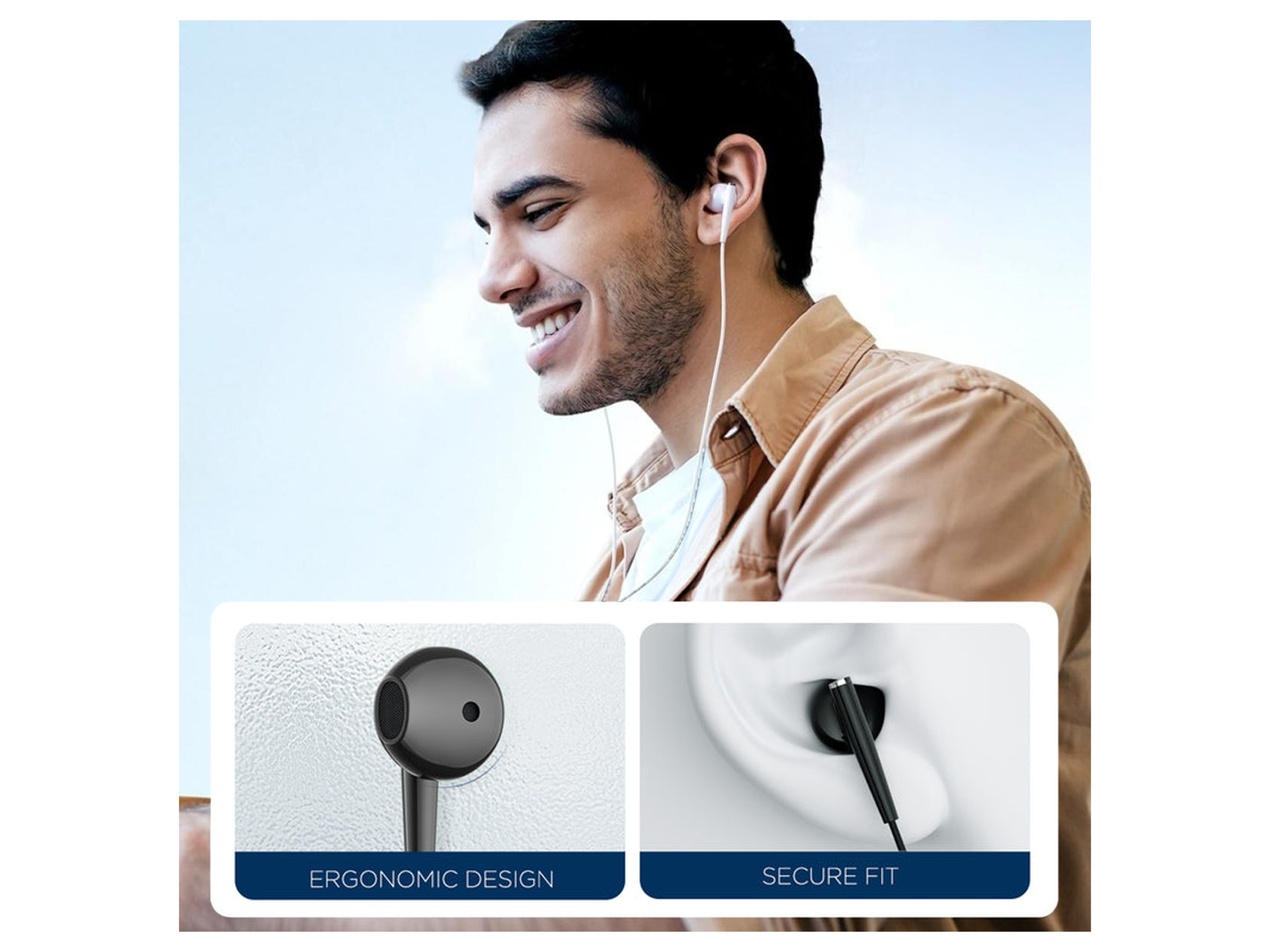 JoyRoom EW04 Wired Earphones - Best Prices