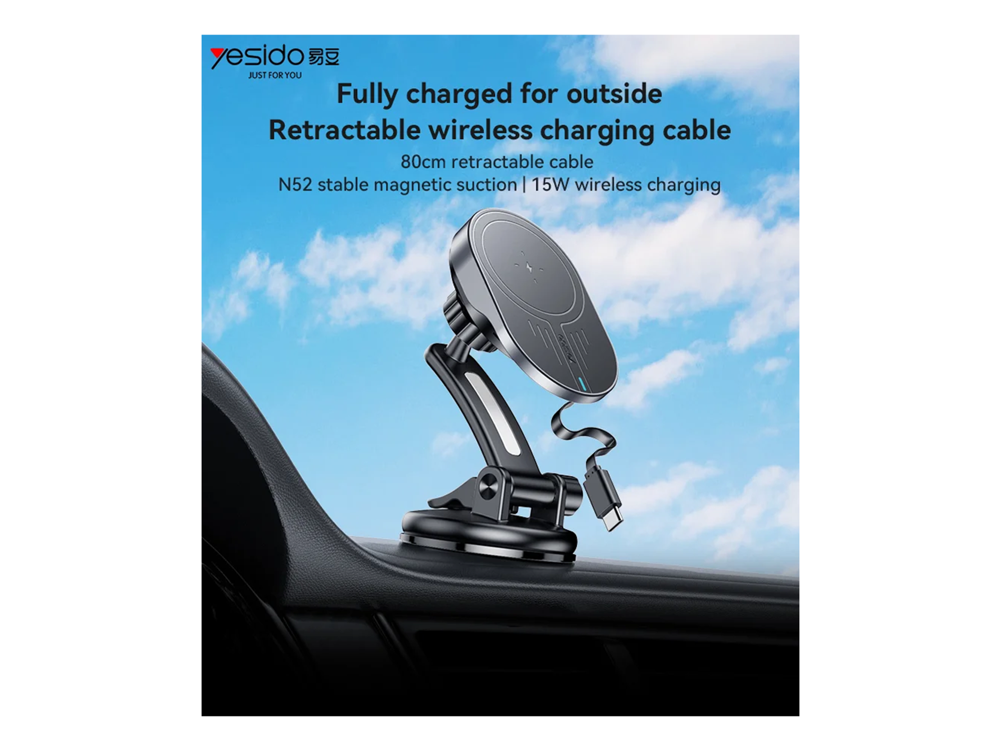Yesido C313 Magnet Wireless Holder - Best Prices