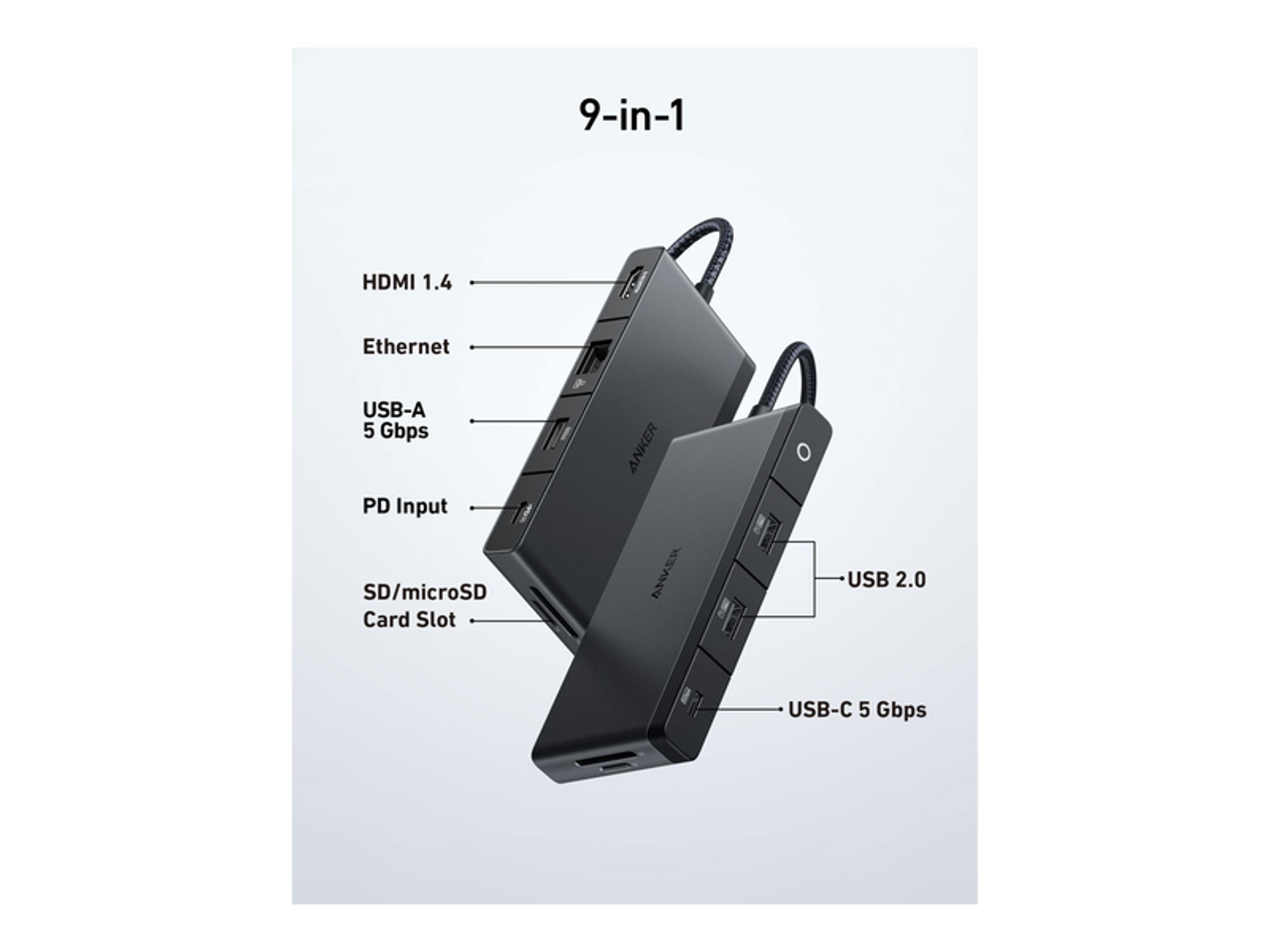 Anker 552 USB-C Hub 9 in 1, 4K HDMI - Best Prices