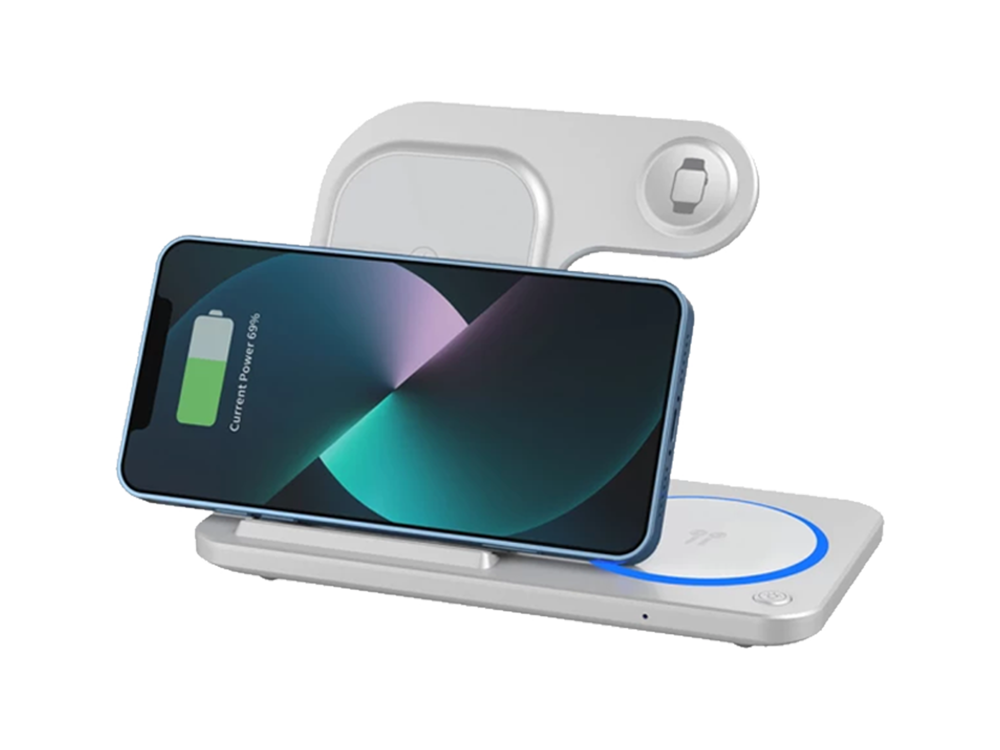 WiWU Wi-W020 Foldable 3 in 1 Wireless Charger 15W - Best Prices